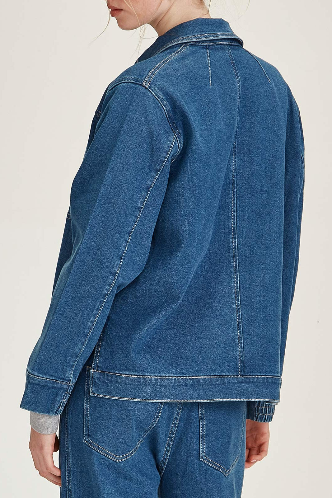 SILLS BEAUMONT JACKET - MID WASH - THE VOGUE STORE