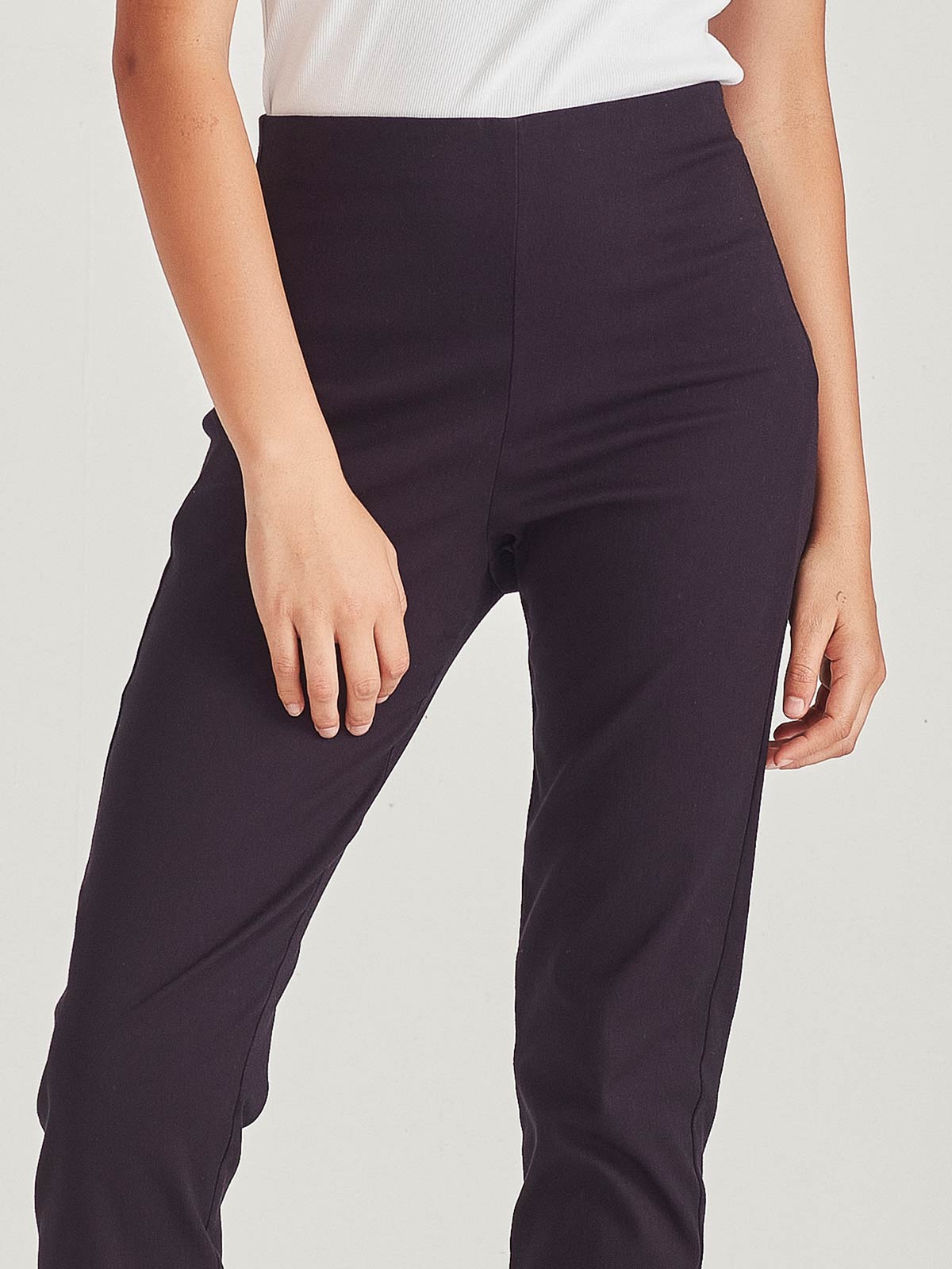 SILLS TORPEDO CUFFED HEPBURN PANT - NAVY