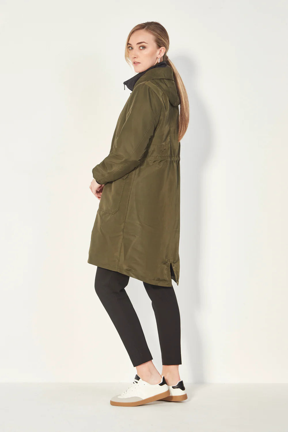 VERGE STARGAZE COAT - OLIVE - THE VOGUE STORE