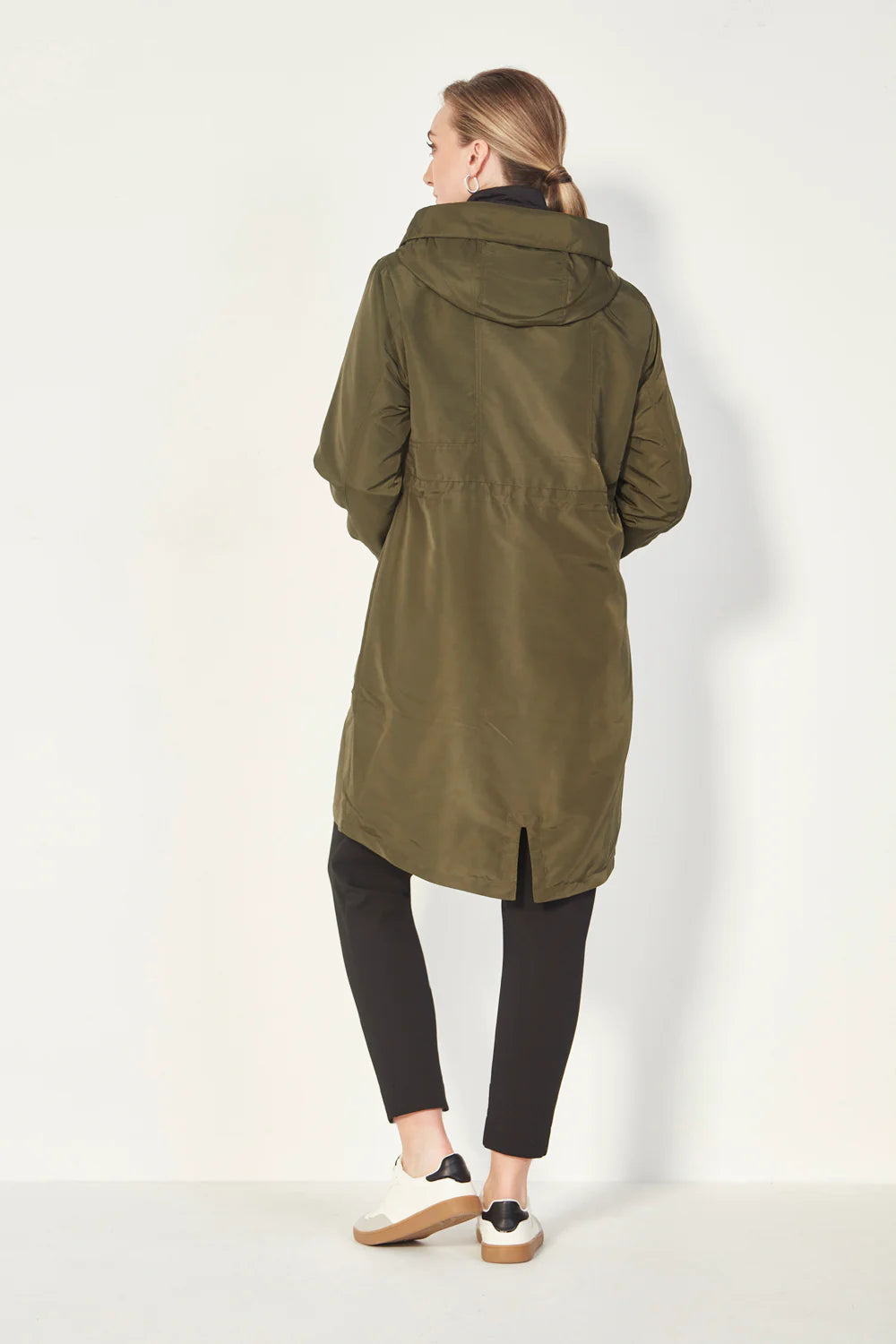 VERGE STARGAZE COAT - OLIVE - THE VOGUE STORE