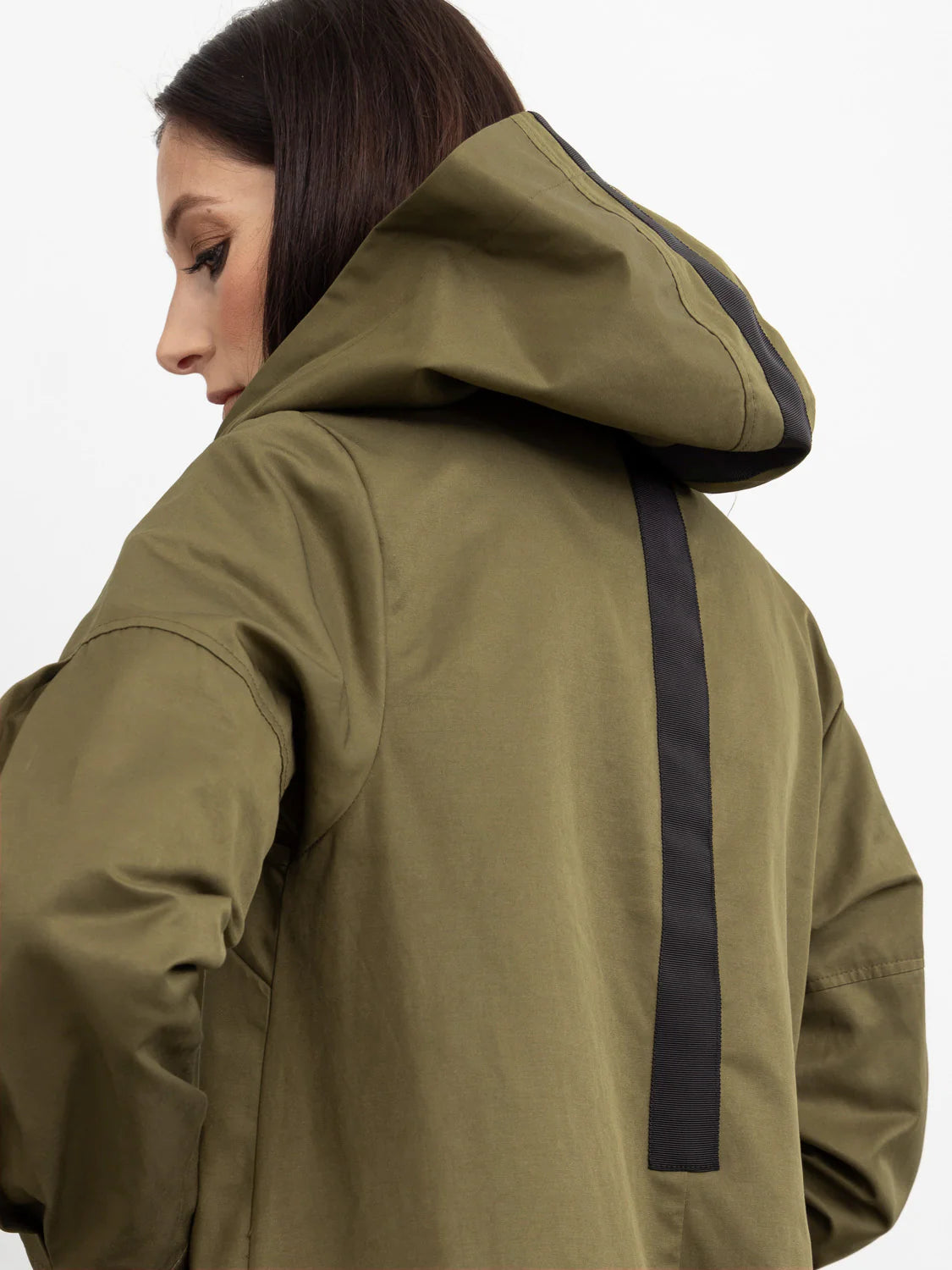 STYLE XLAB SUBCONCIOUS TRENCH COAT - OLIVE - THE VOGUE STORE