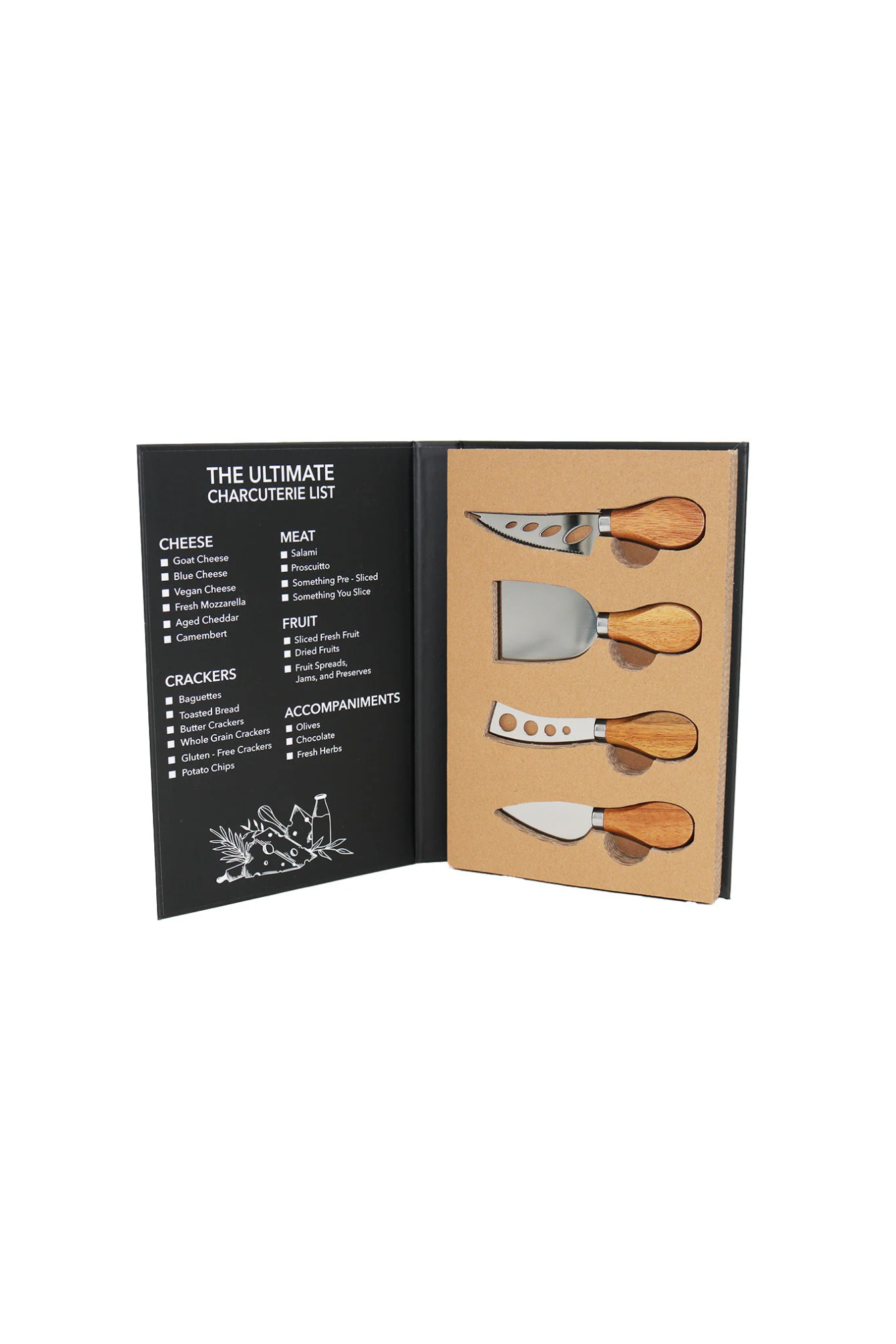 THE GOURMET CHEESE KNIFE BOOK BOX - THE VOGUE STORE
