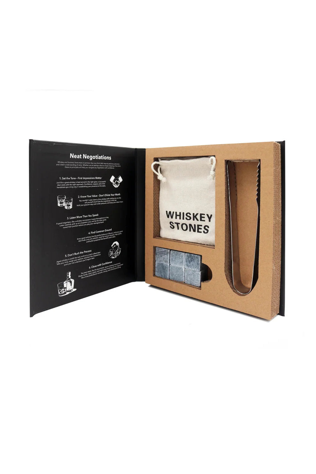 THE PREMIUM WHISKEY STONE COLLECTION BOOK BOX - THE VOGUE STORE