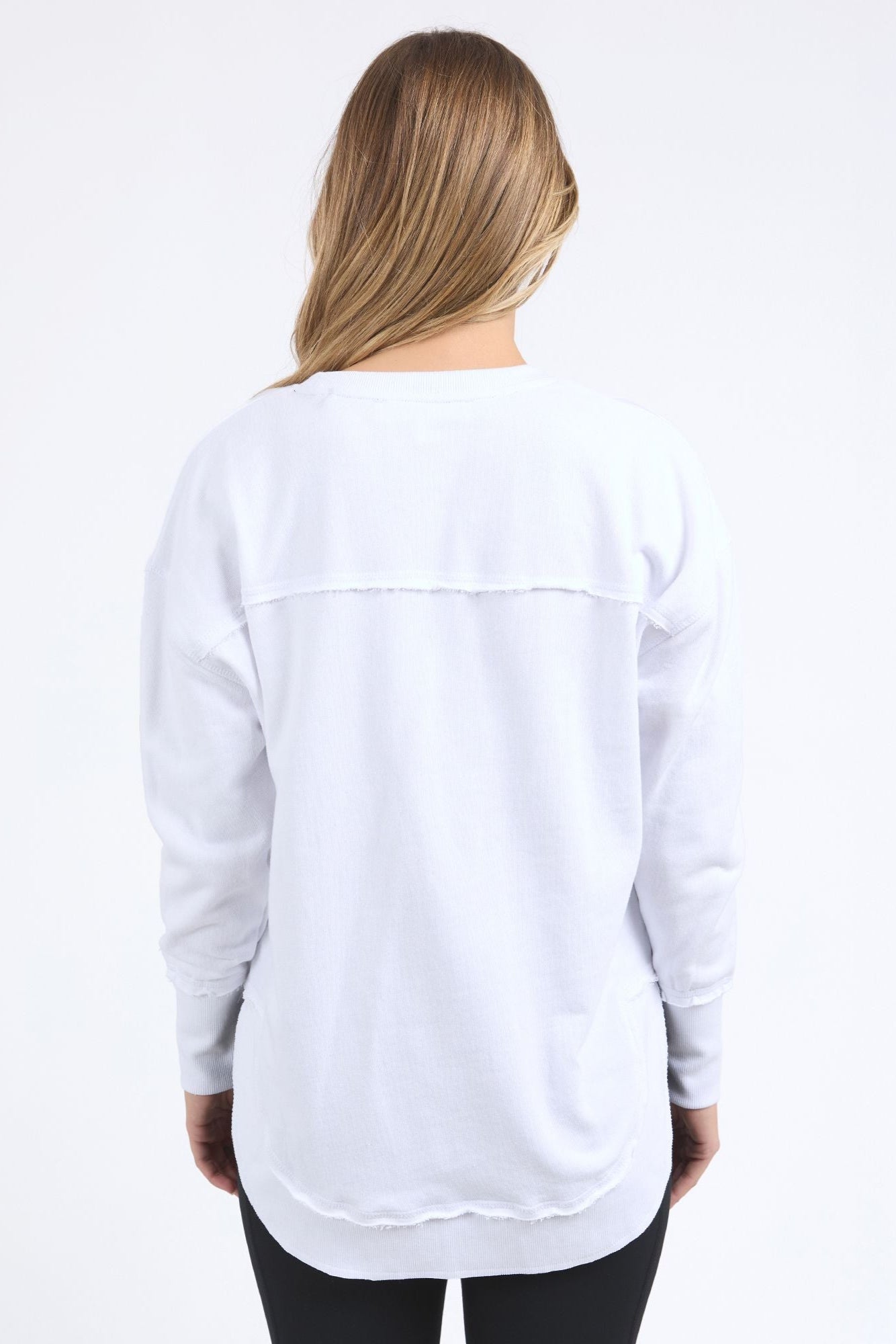 FOXWOOD SHEFFIELD CREW - WHITE - THE VOGUE STORE 