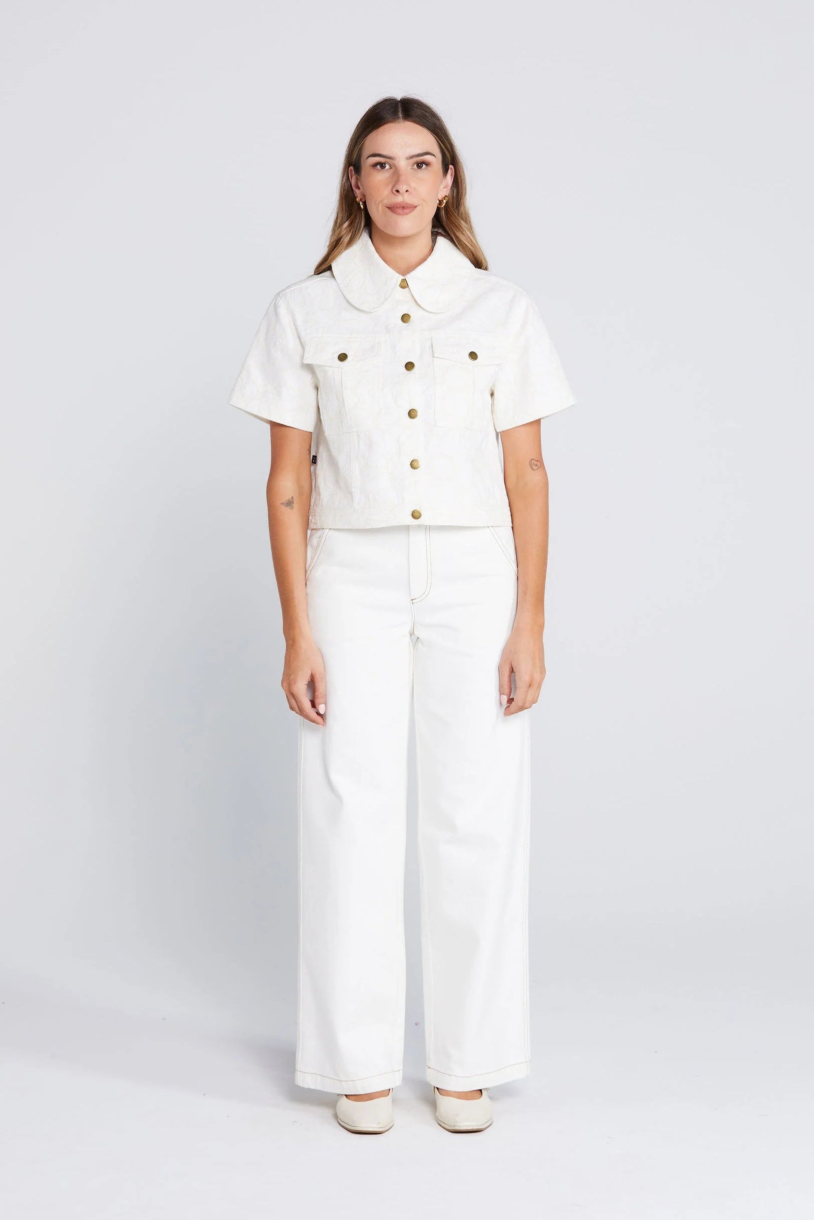 THING THING ZEPHRYA TOP - CREAMY DAISY - THE VOGUE STORE