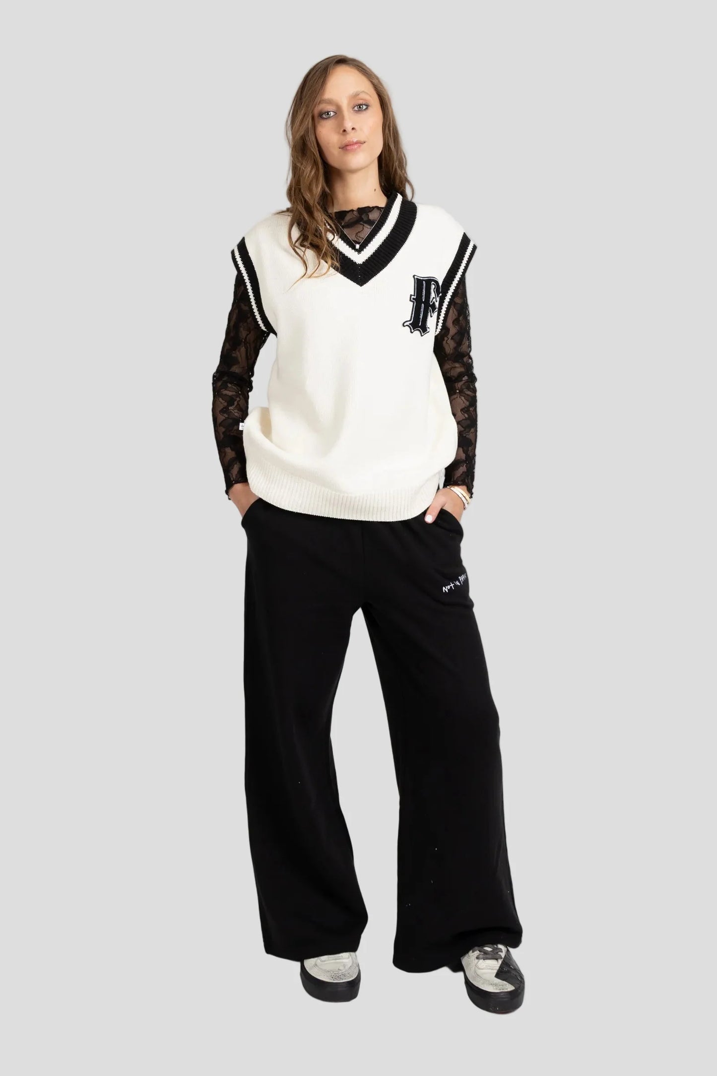FEDERATION TOKYO TRACKIE NOT PARIS - BLACK - THE VOGUE STORE