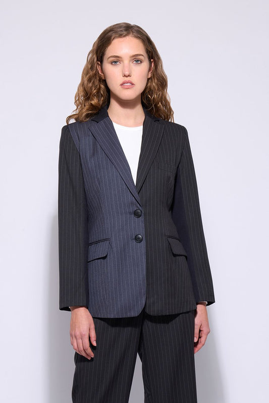 NERIS THE HEPBURN JACKET - STEEL MIX - THE VOGUE STORE