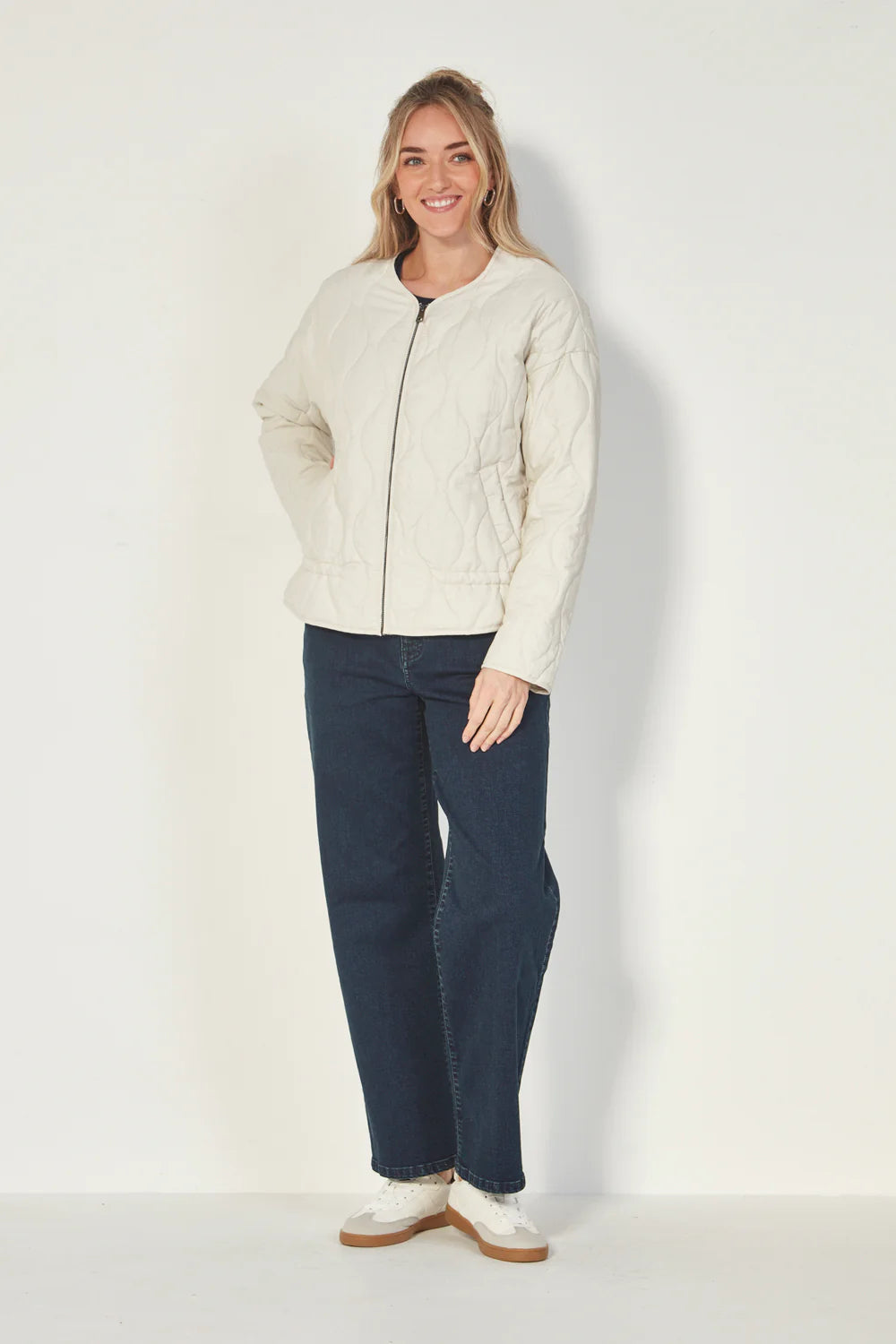 VERGE VEGA JACKET - BONE - THE VOGUE STORE