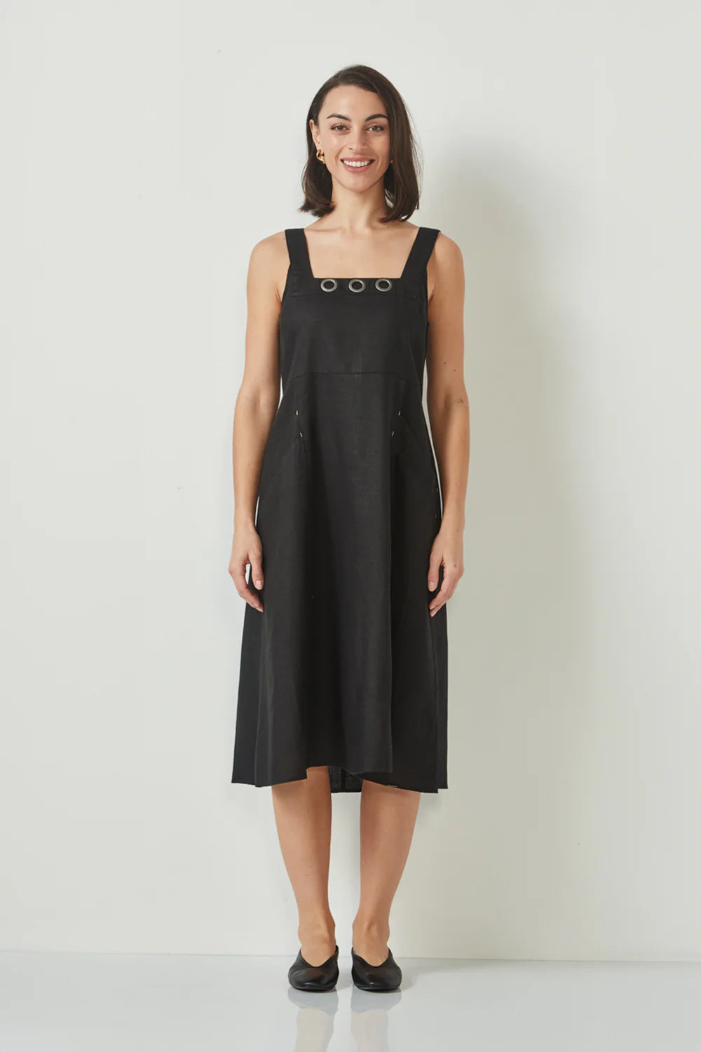 VERGE VIVIAN DRESS - BLACK - THE VOGUE STORE