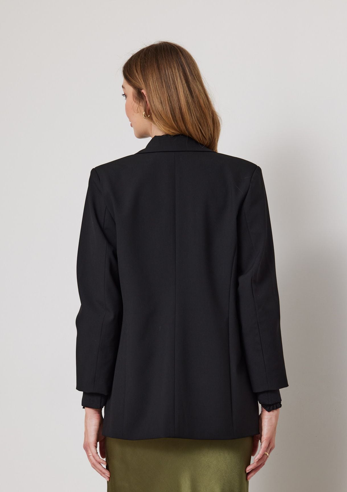 DUO CLAUDE BLAZER - BLACK - THE VOGUE STORE