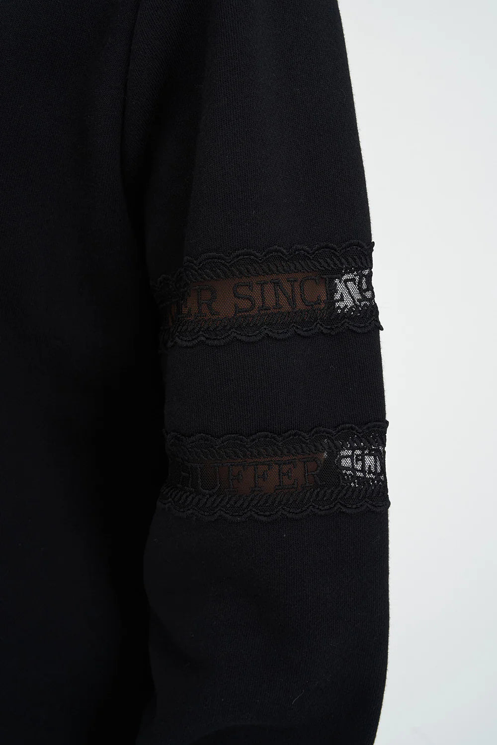 HUFFER CLASSIC CREW 350/CHERIE - BLACK - THE VOGUE STORE