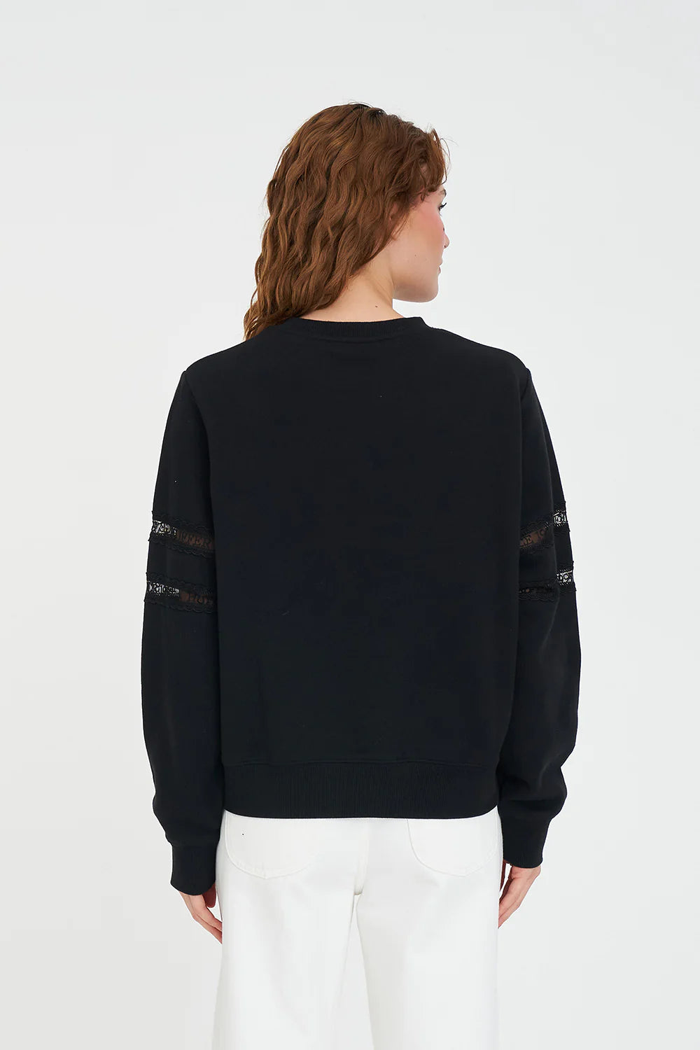 HUFFER CLASSIC CREW 350/CHERIE - BLACK - THE VOGUE STORE