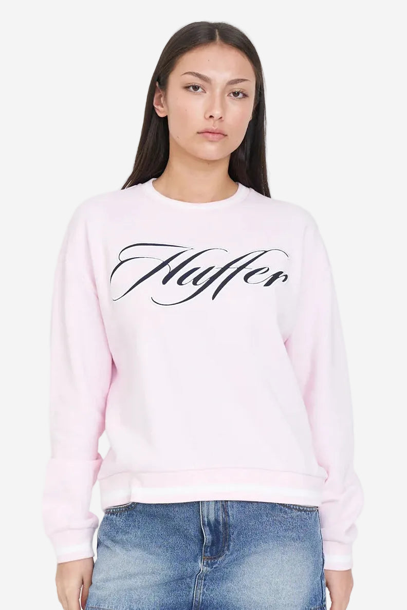 HUFFER SLOUCH CREW 350/FLOW - PRETTY PINK - THE VOGUE STORE