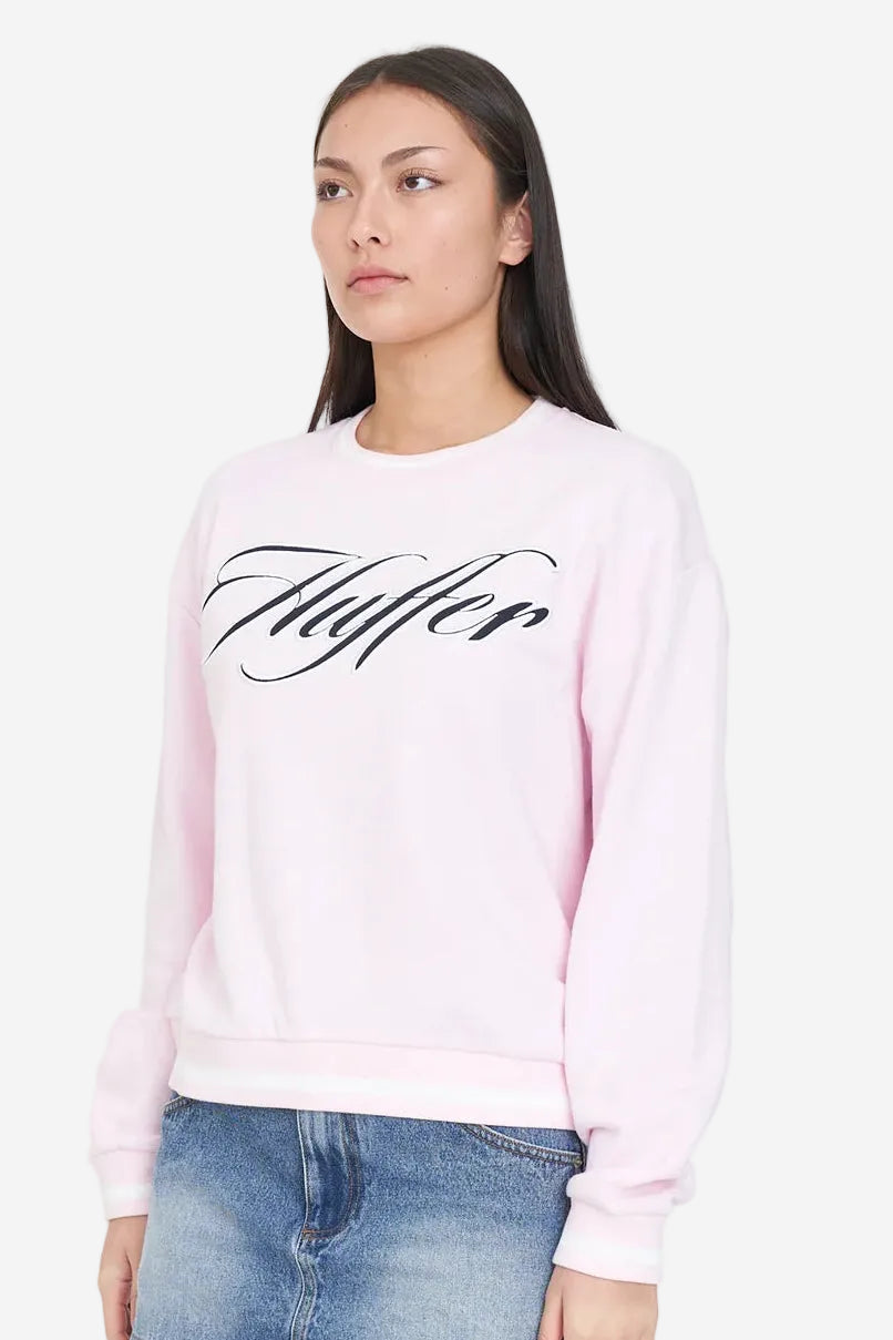 HUFFER SLOUCH CREW 350/FLOW - PRETTY PINK - THE VOGUE STORE