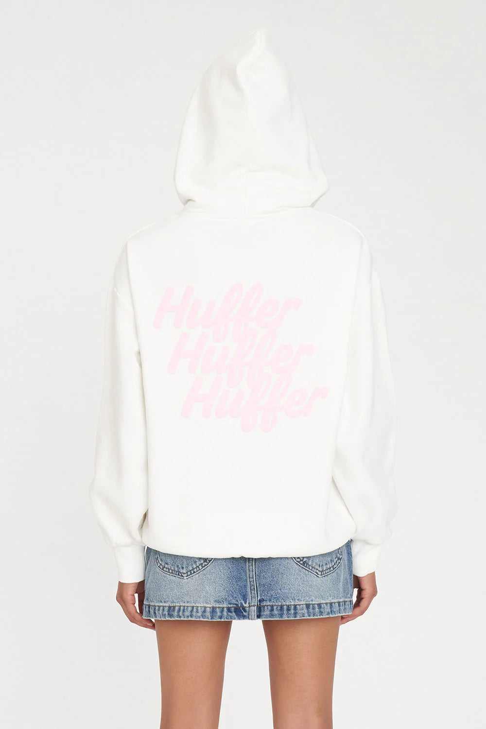 HUFFER WEEKEND HOOD/TRIO - CHALK - THE VOGUE STORE