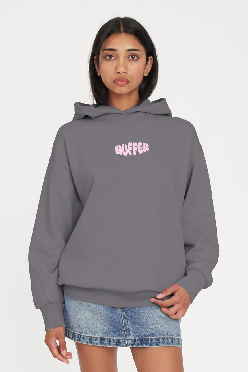HUFFER WEEKEND HOOD/SQUAKEY - FLINT GREY - THE VOGUE STORE