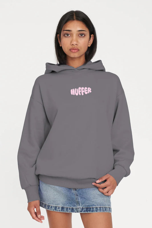HUFFER WEEKEND HOOD/SQUAKEY - FLINT GREY - THE VOGUE STORE