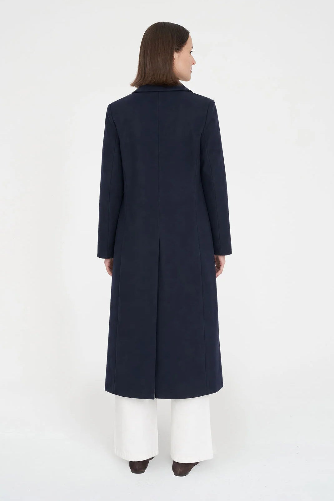 HUFFER OSCAR COAT - NAVY - THE VOGUE STORE