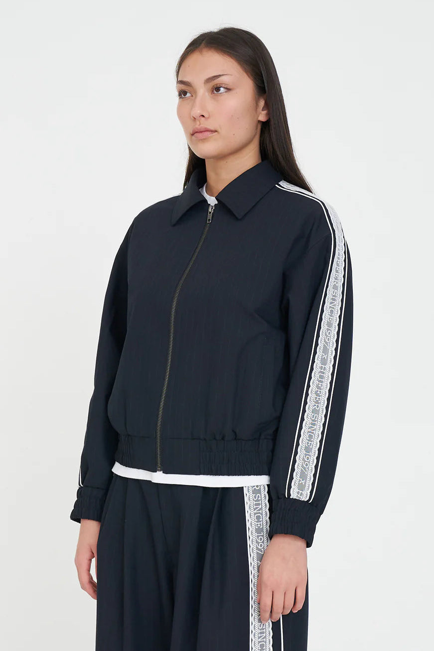 HUFFER FRANKIE JACKET - NAVY - THE VOGUE STORE