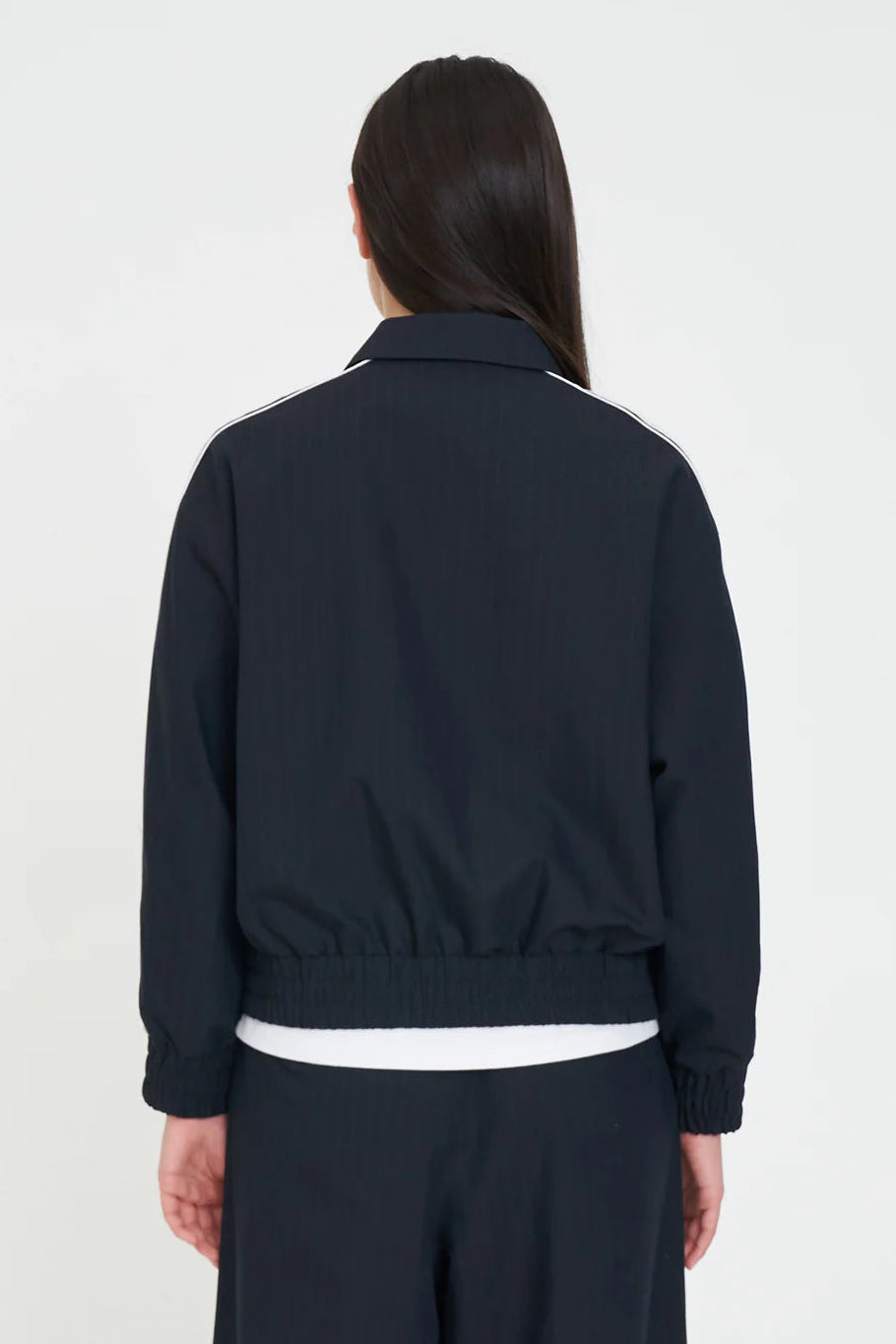 HUFFER FRANKIE JACKET - NAVY - THE VOGUE STORE