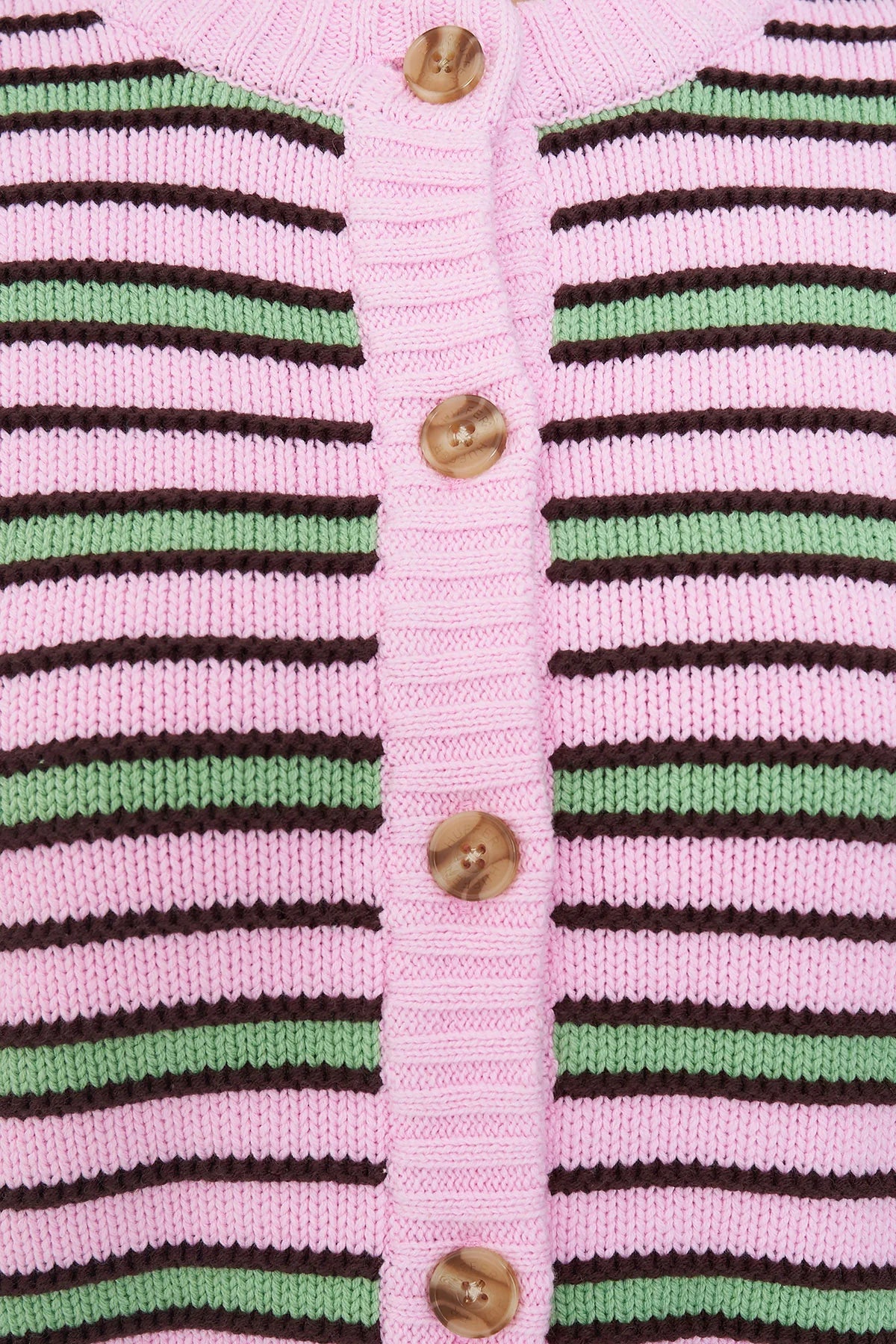 HUFFER BOBBY KNIT CARDIGAN - PINK/MEADOW - THE VOGUE STORE