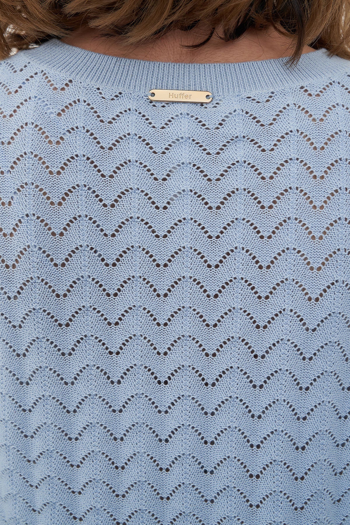 HUFFER ZIGGY CRUISE LS TOP - BAY BLUE - THE VOGUE STORE