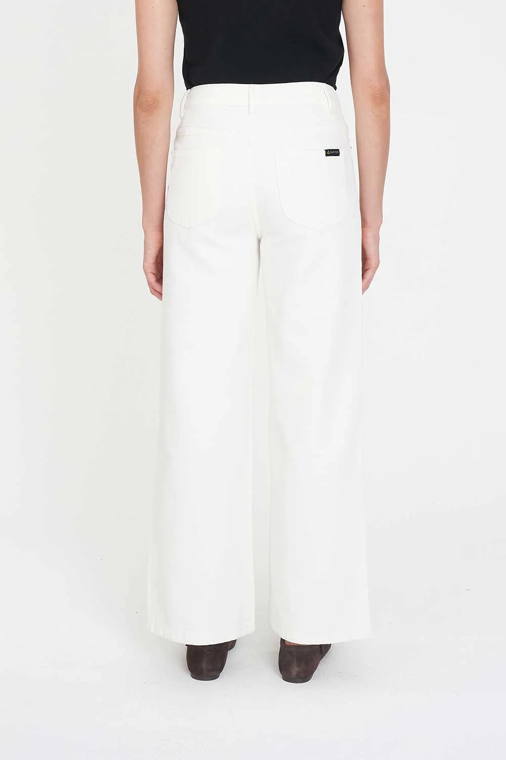 HUFFER STRAIGHT TALKER JEAN - WHITE - THE VOGUE STORE