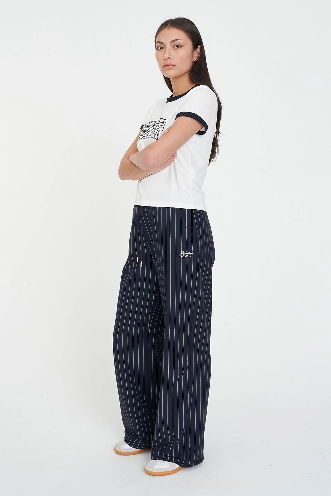 HUFFER HAILEY TRACKPANT - NAVY - THE VOGUE STORE
