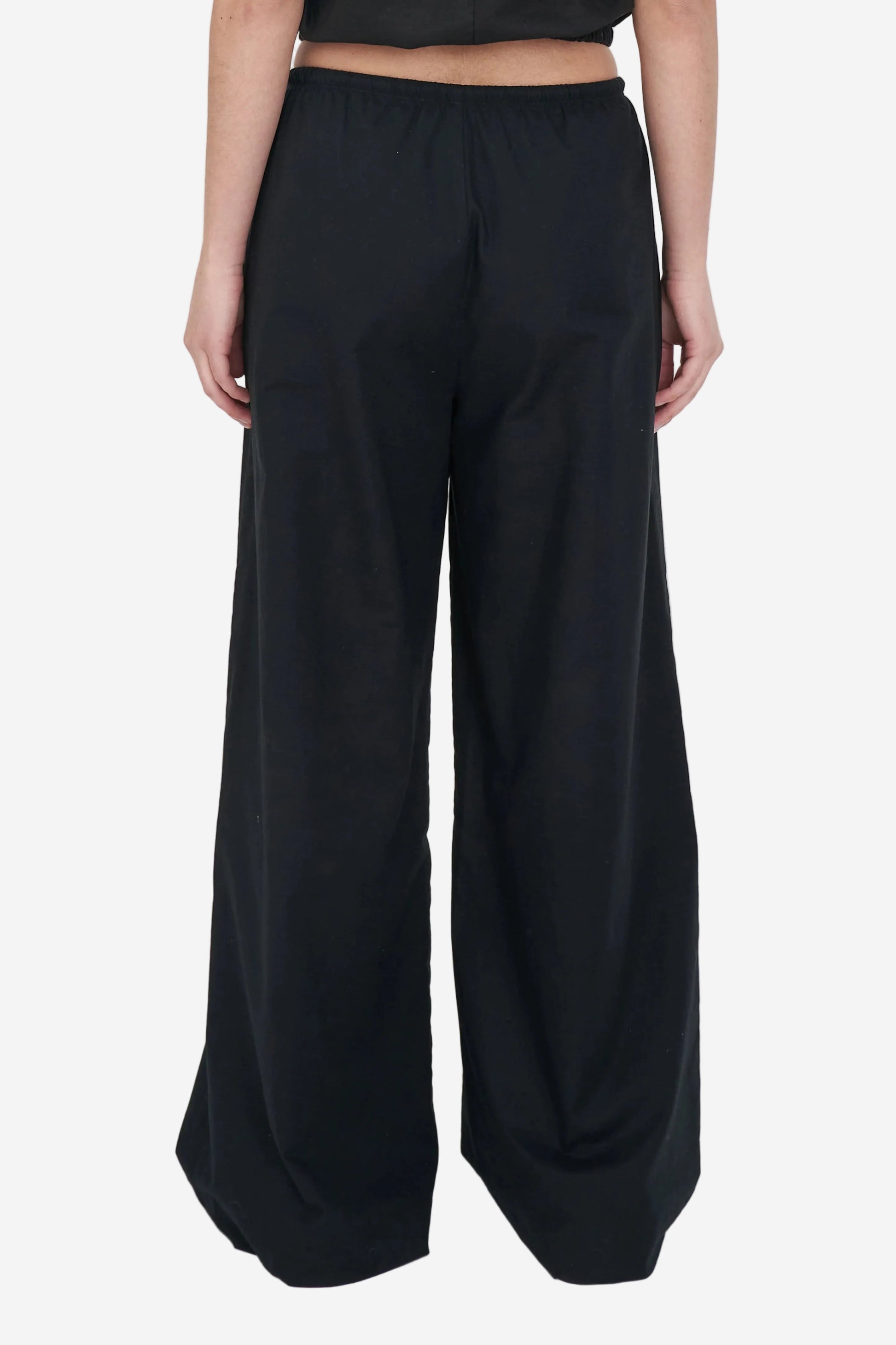 HUFFER LIN-IN SABINE PANT - BLACK - THE VOGUE STORE