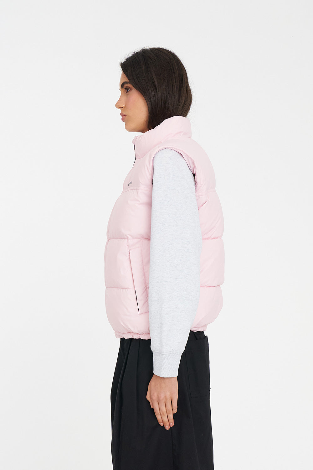 HUFFER WOMENS RIDER PUFFER VEST - PETAL - THE VOGUE STORE