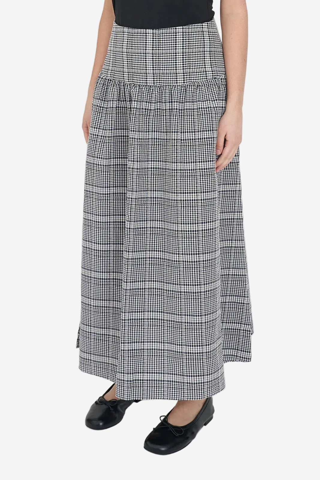 HUFFER ASHTON SKIRT - BLACK - THE VOGUE STORE