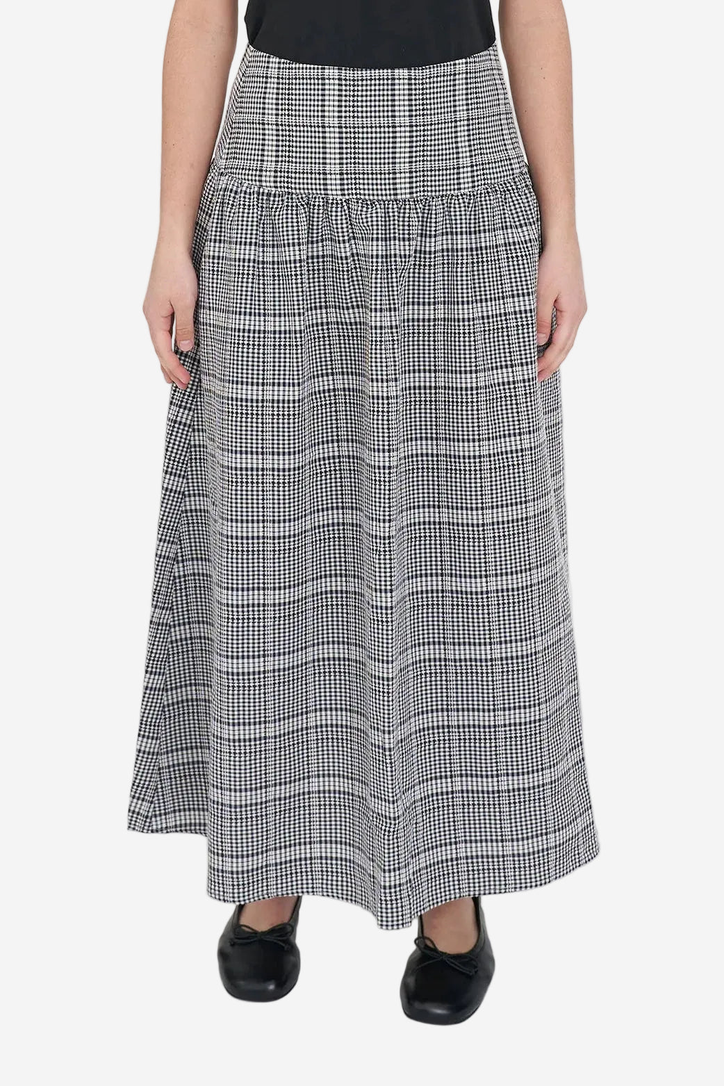 HUFFER ASHTON SKIRT - BLACK - THE VOGUE STORE