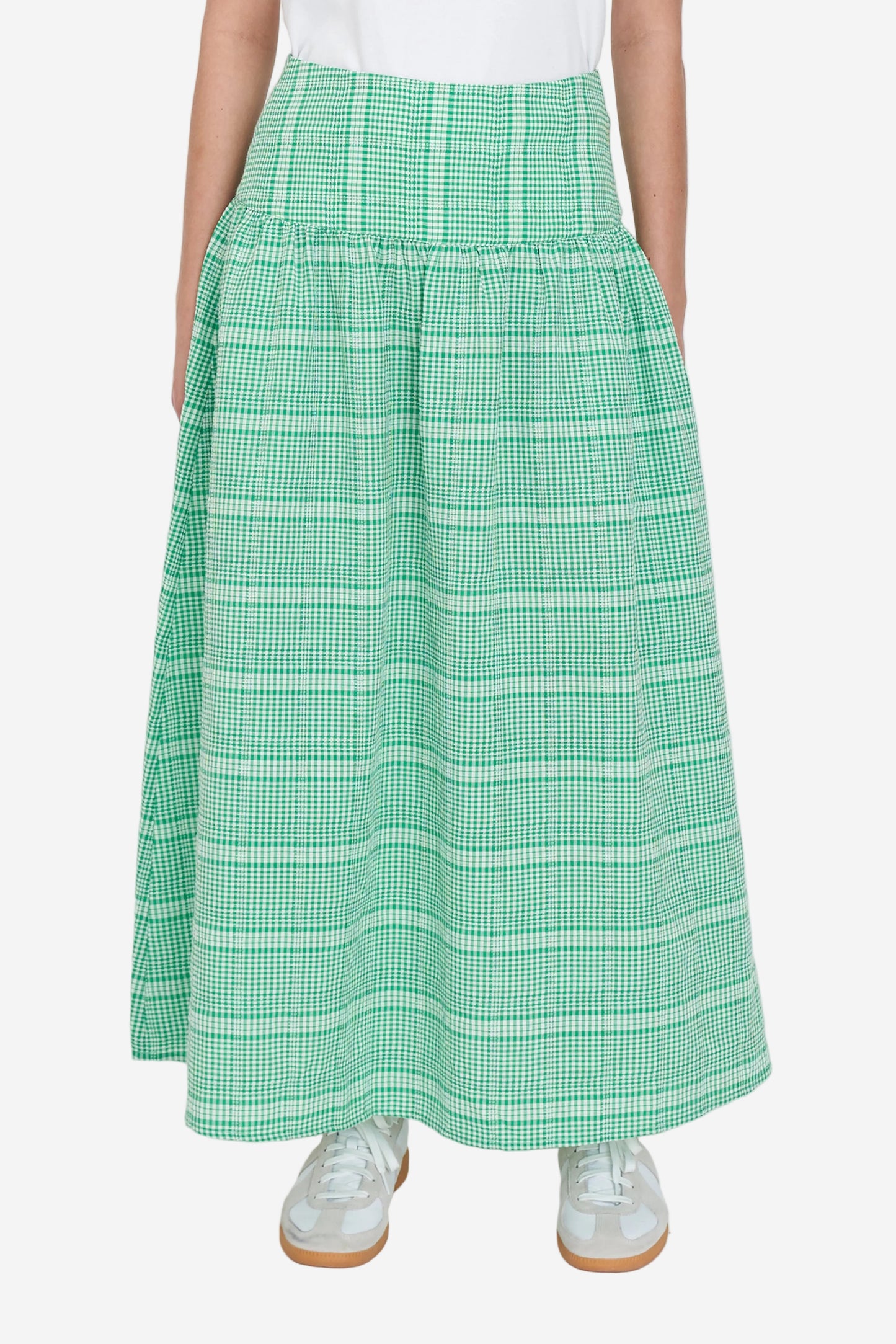 HUFFER ASHTON SKIRT - MEADOW PLAID - THE VOGUE STORE