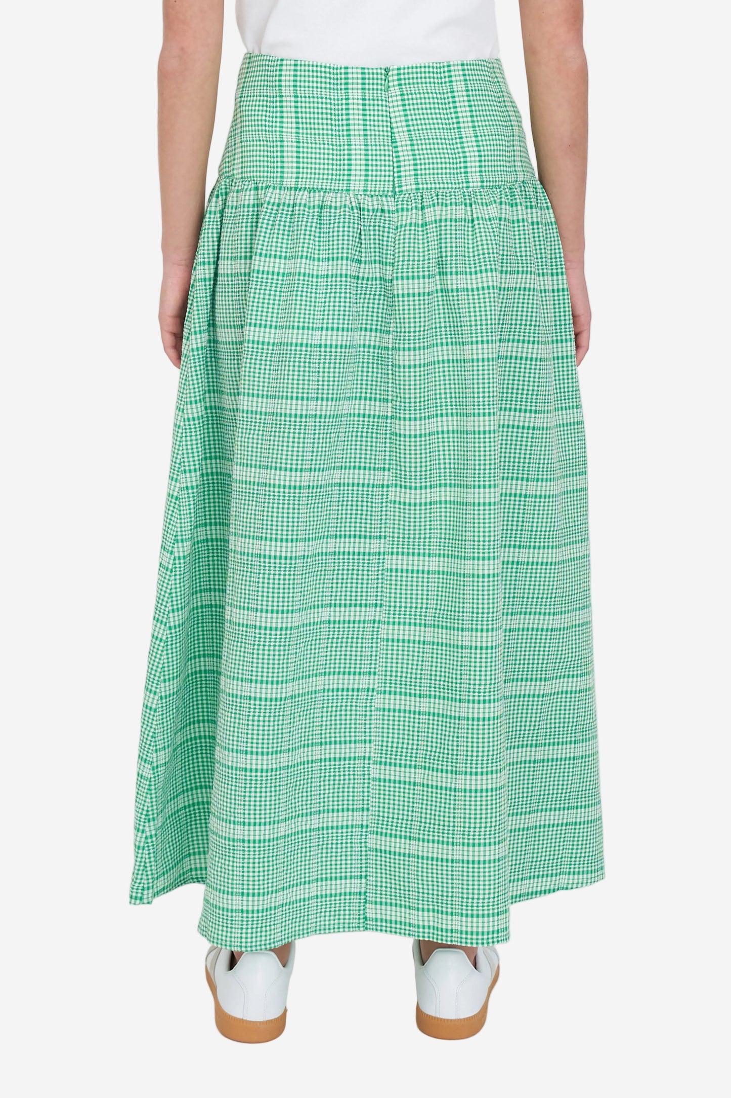 HUFFER ASHTON SKIRT - MEADOW PLAID - THE VOGUE STORE