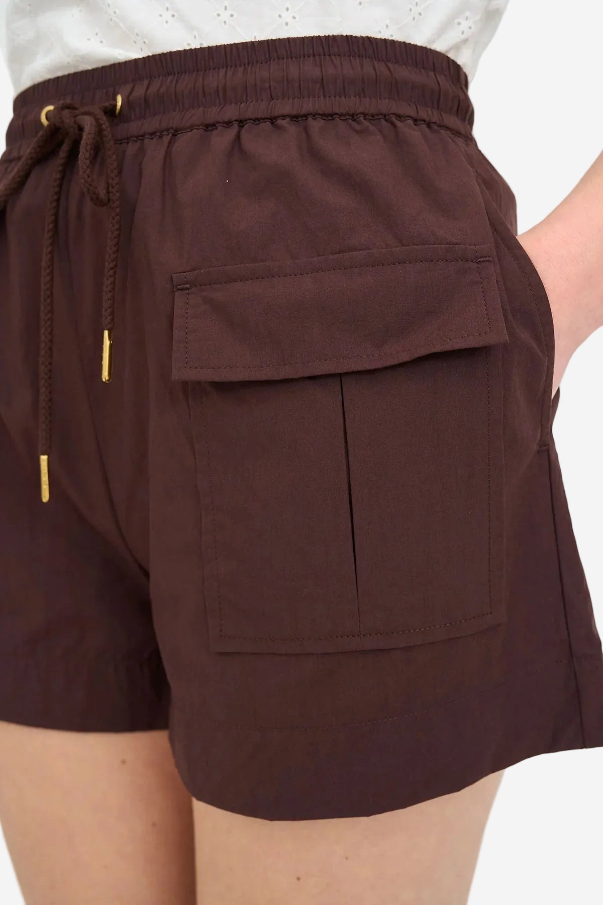 HUFFER SKIPPER SHORT - COCOA - THE VOGUE STORE