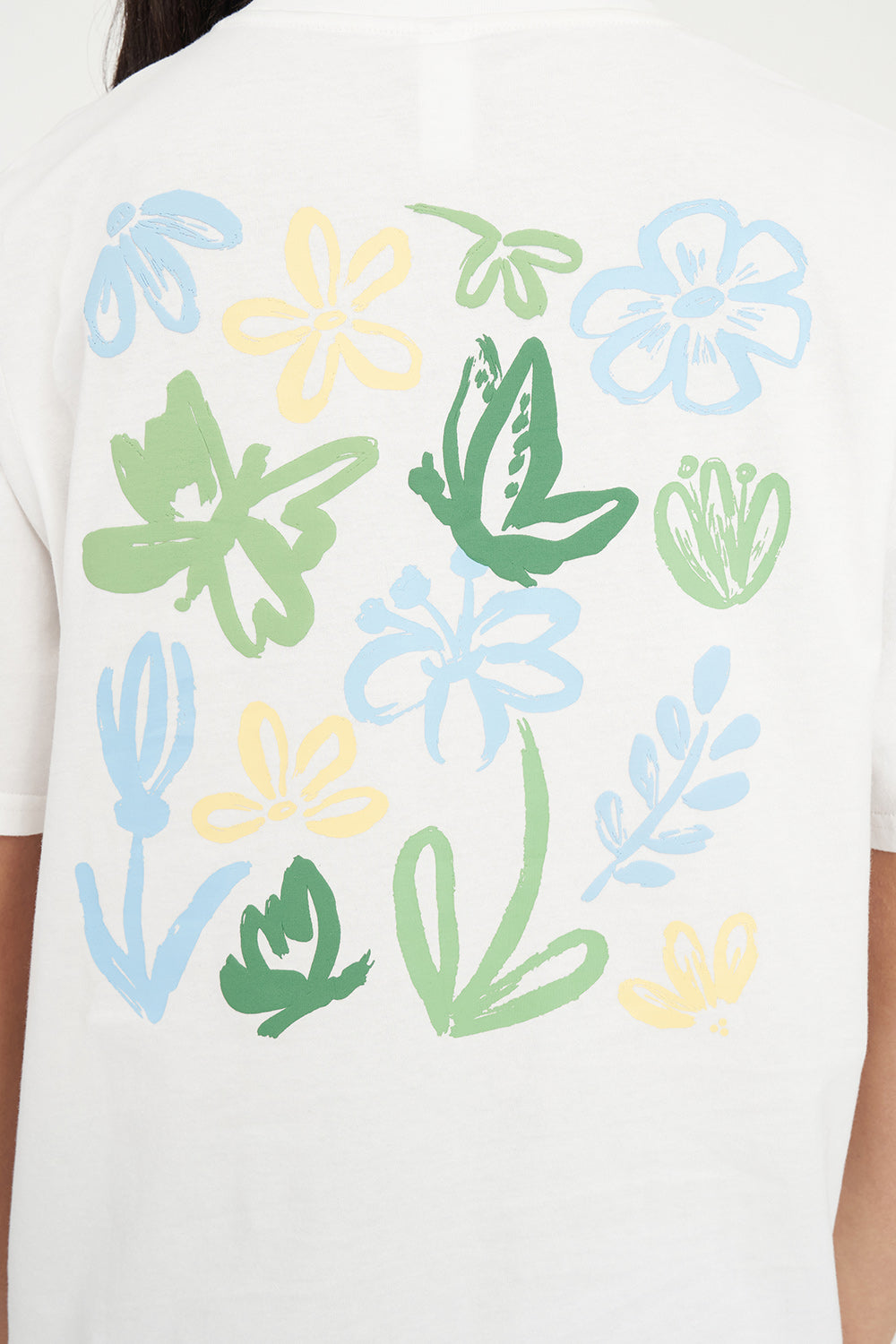 HUFFER CLASSIC TEE 170/MATISSE - CHALK - THE VOGUE STORE