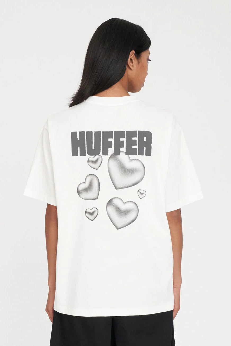 HUFFER RELAX TEE 220/LUSTRE - CHALK - THE VOGUE STORE