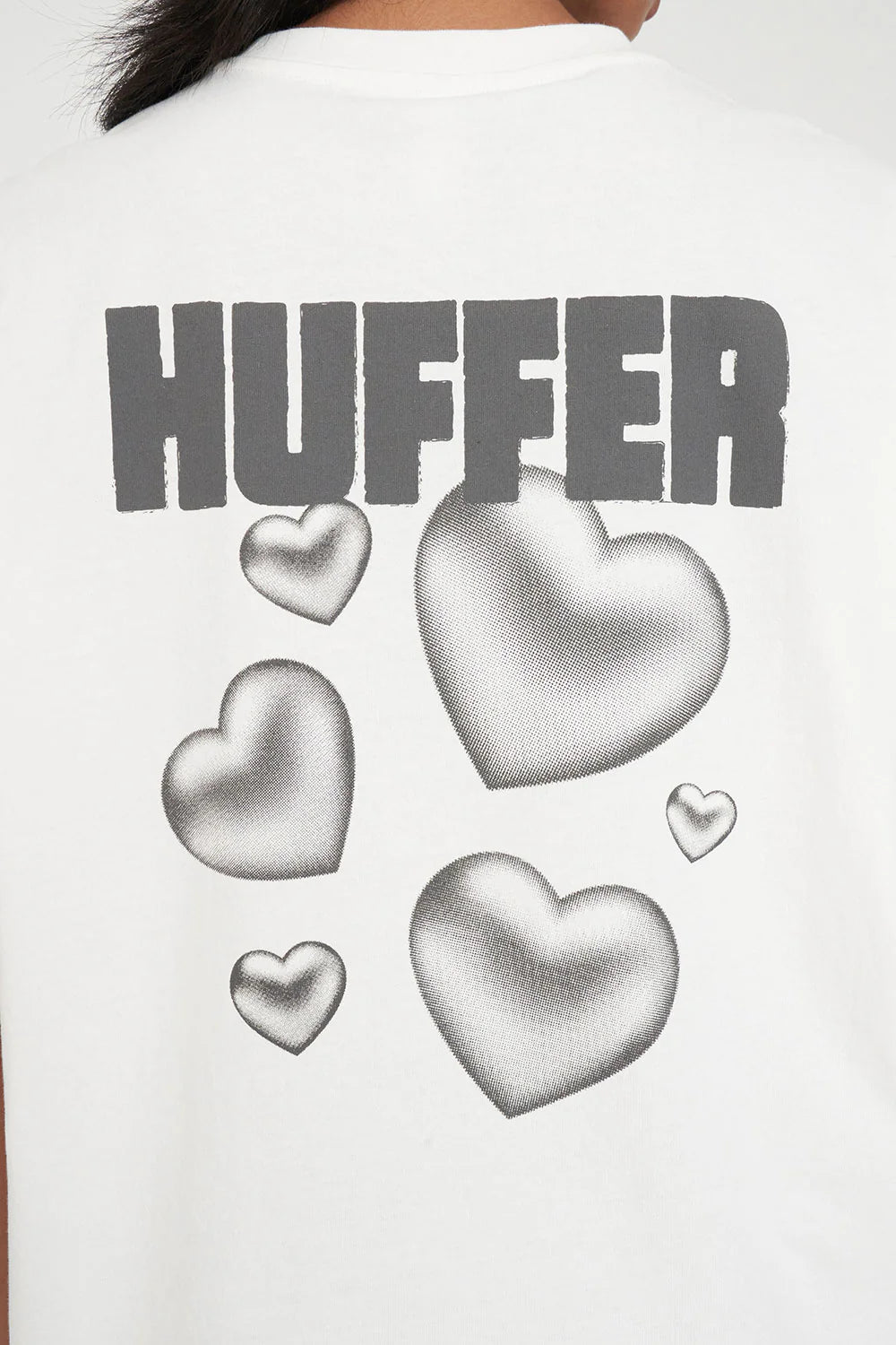 HUFFER RELAX TEE 220/LUSTRE - CHALK - THE VOGUE STORE