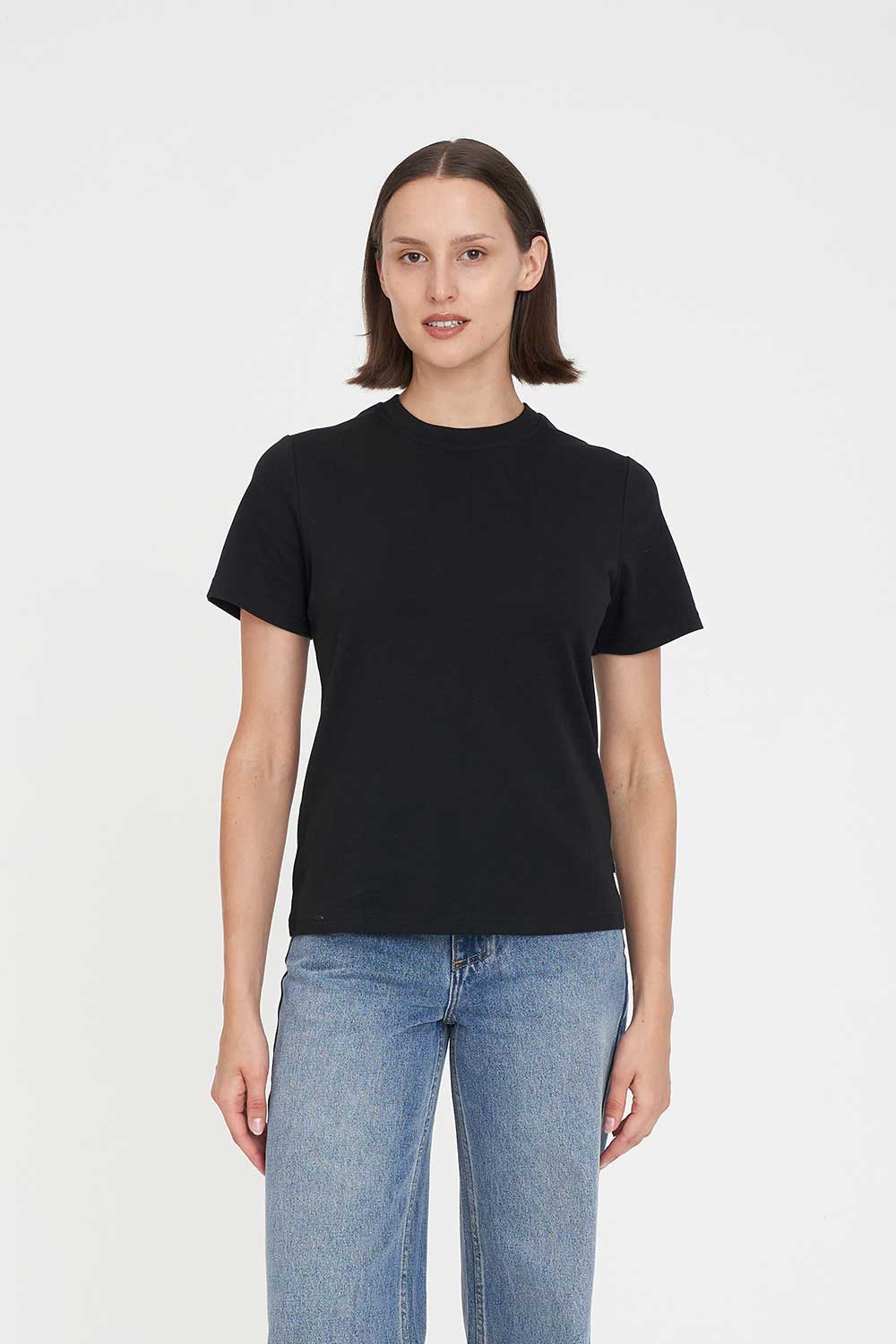 HUFFER CLASSIC EVERYDAY TEE/3BALL - BLACK- THE VOGUE STORE