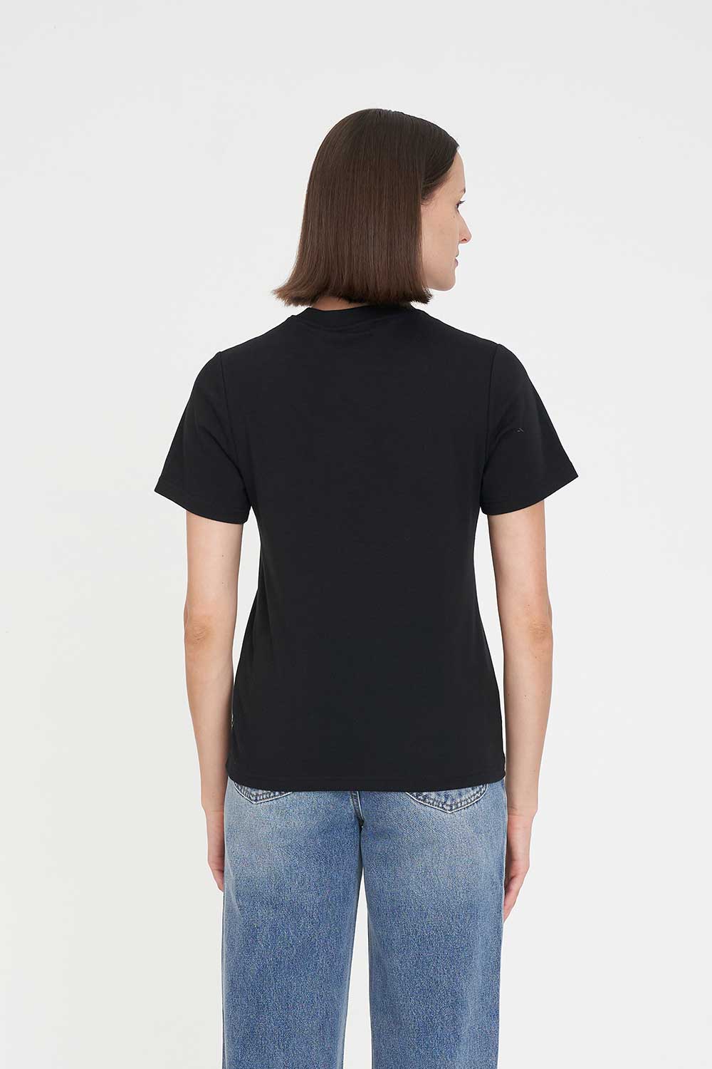 HUFFER CLASSIC EVERYDAY TEE/3BALL - BLACK- THE VOGUE STORE