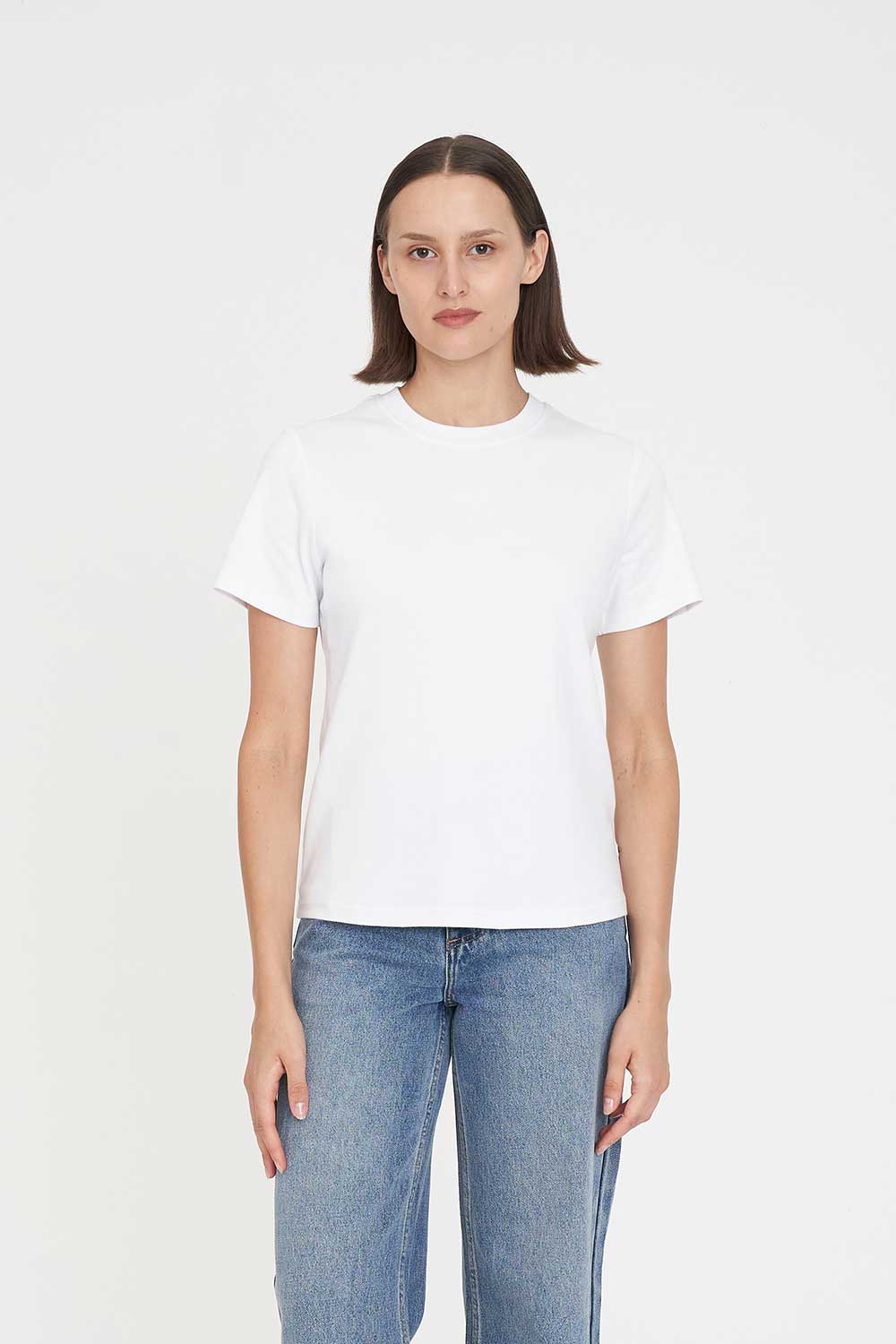 HUFFER CLASSIC EVERYDAY TEE /3BALL - WHITE - THE VOGUE STORE