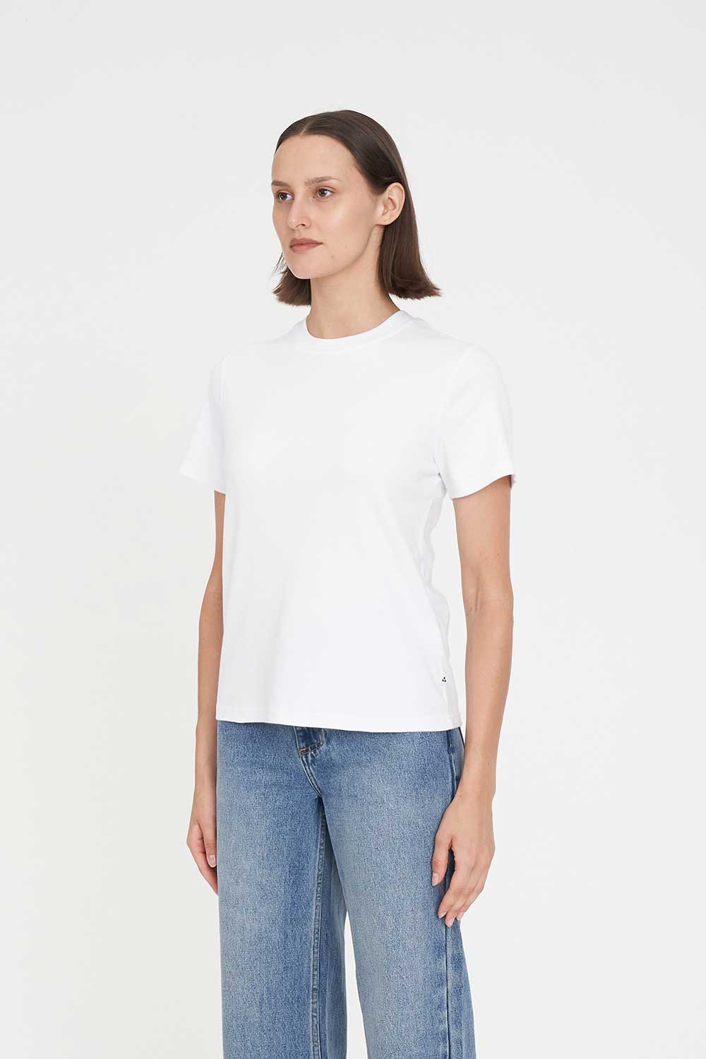 HUFFER CLASSIC EVERYDAY TEE /3BALL - WHITE - THE VOGUE STORE