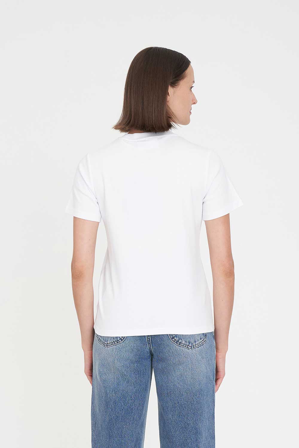 HUFFER CLASSIC EVERYDAY TEE /3BALL - WHITE - THE VOGUE STORE