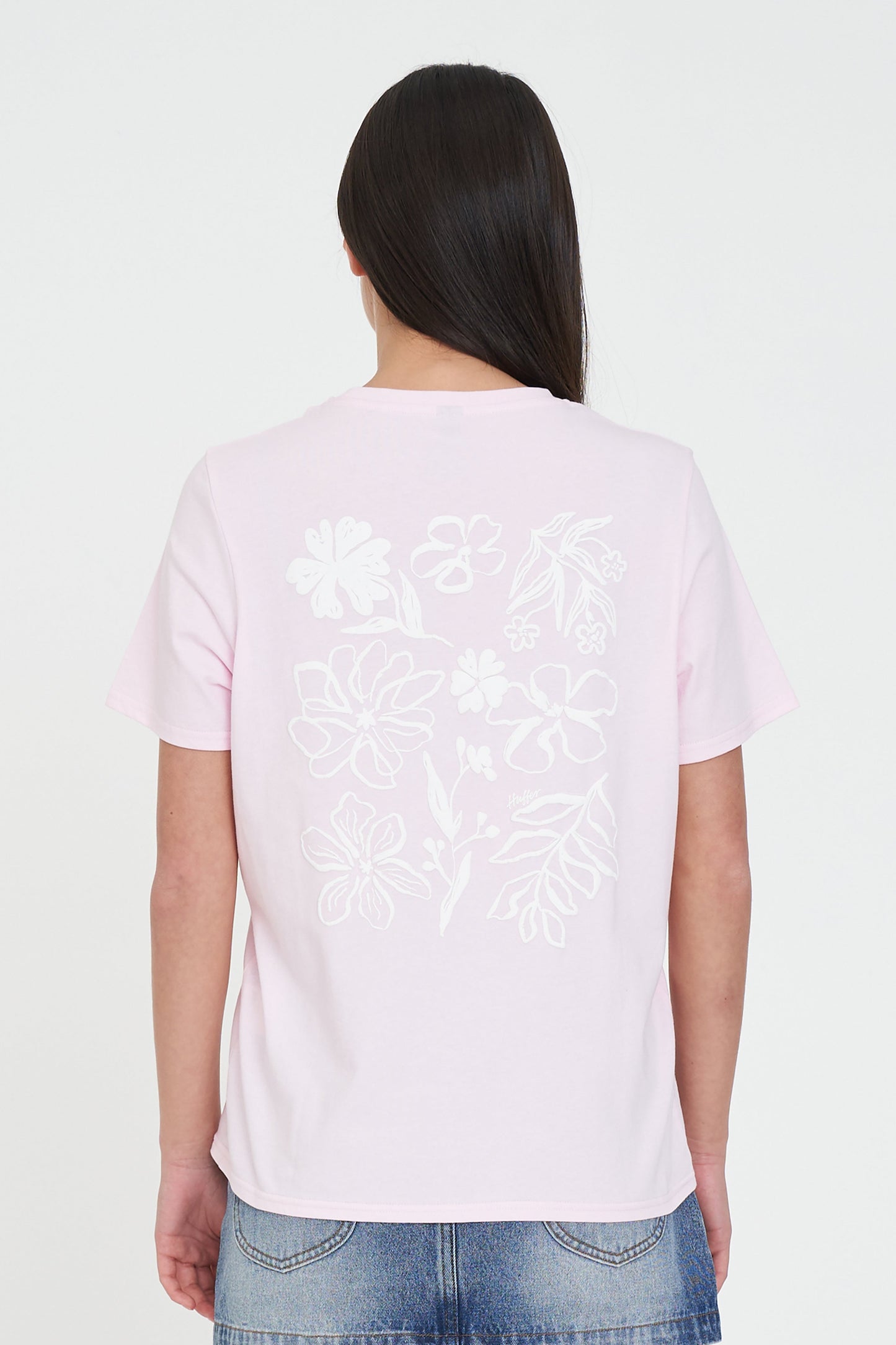 HUFFER CLASSIC TEE 170/DAZY - PRETTY PINK - THE VOGUE STORE