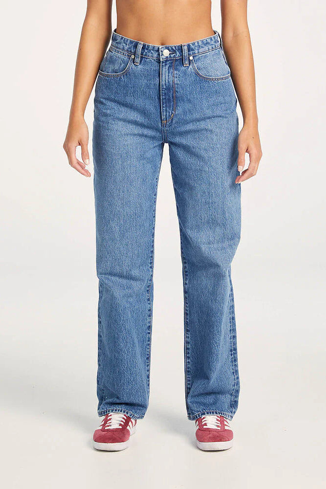 WRANGLER HI BELLA BAGGY - BLUE ETERNITY - THE VOGUE STORE