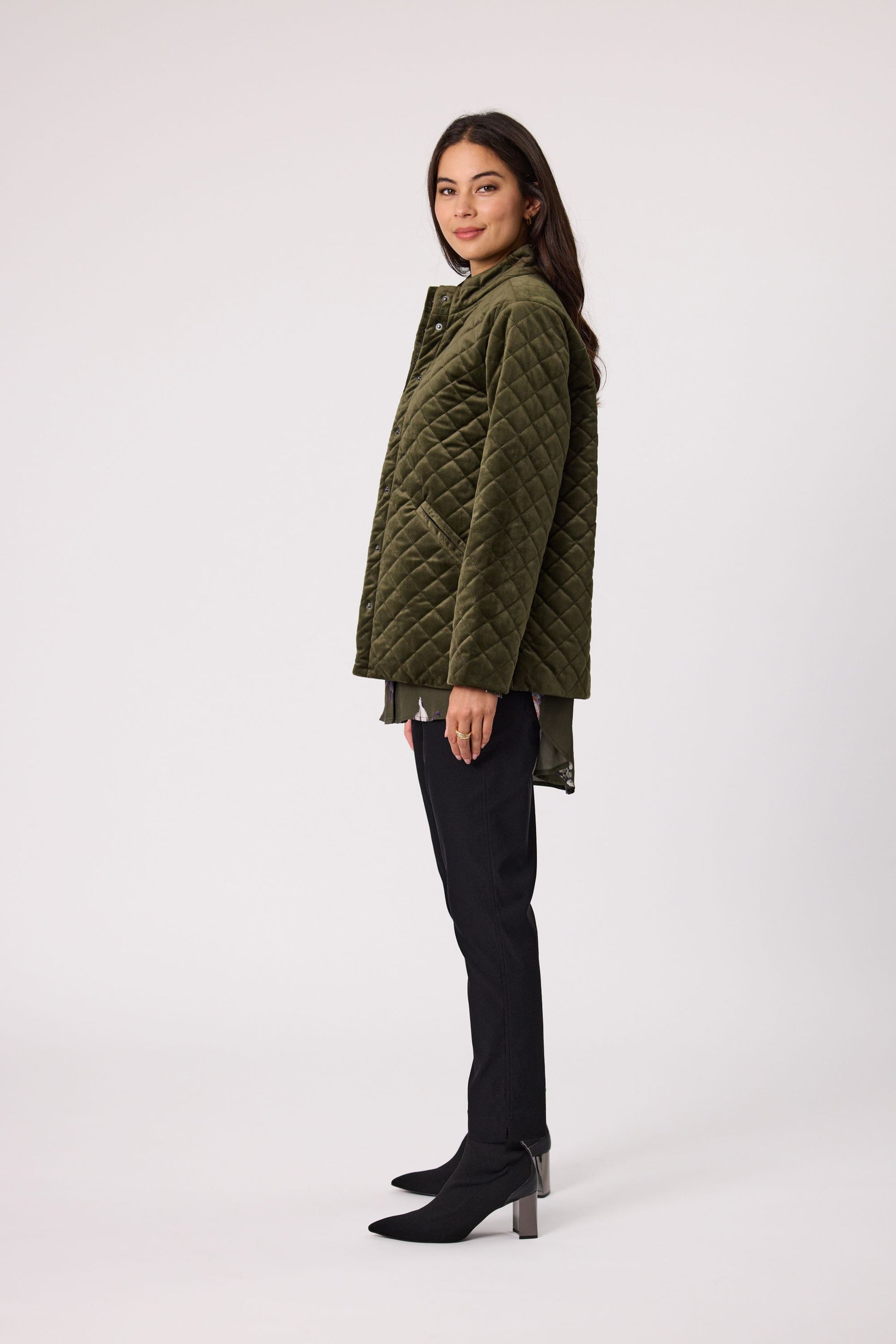 DESIGN NATION PRESENCE JACKET - KHAKI - THE VOGUE STORE