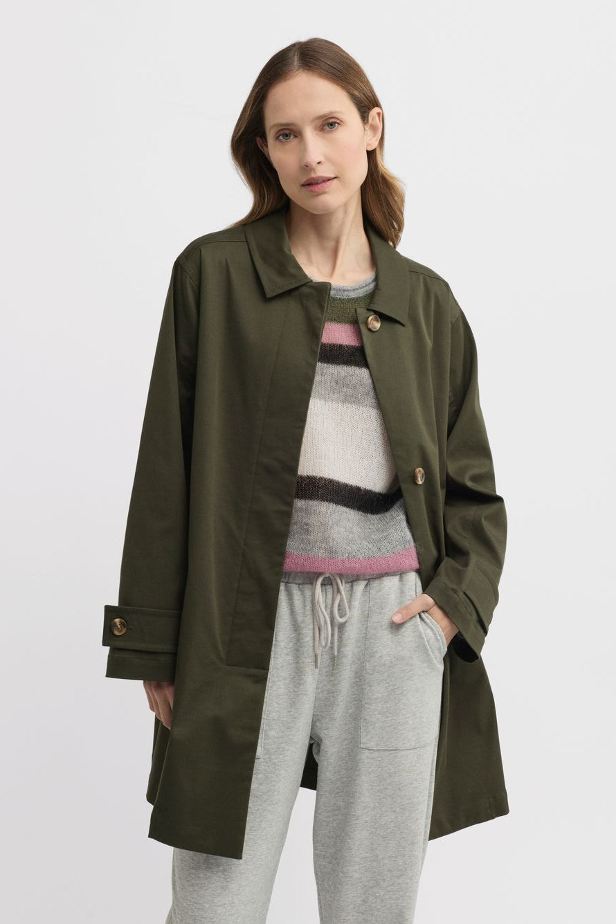 YARRA TRAIL NOVA COAT - LODEN - THE VOGUE STORE