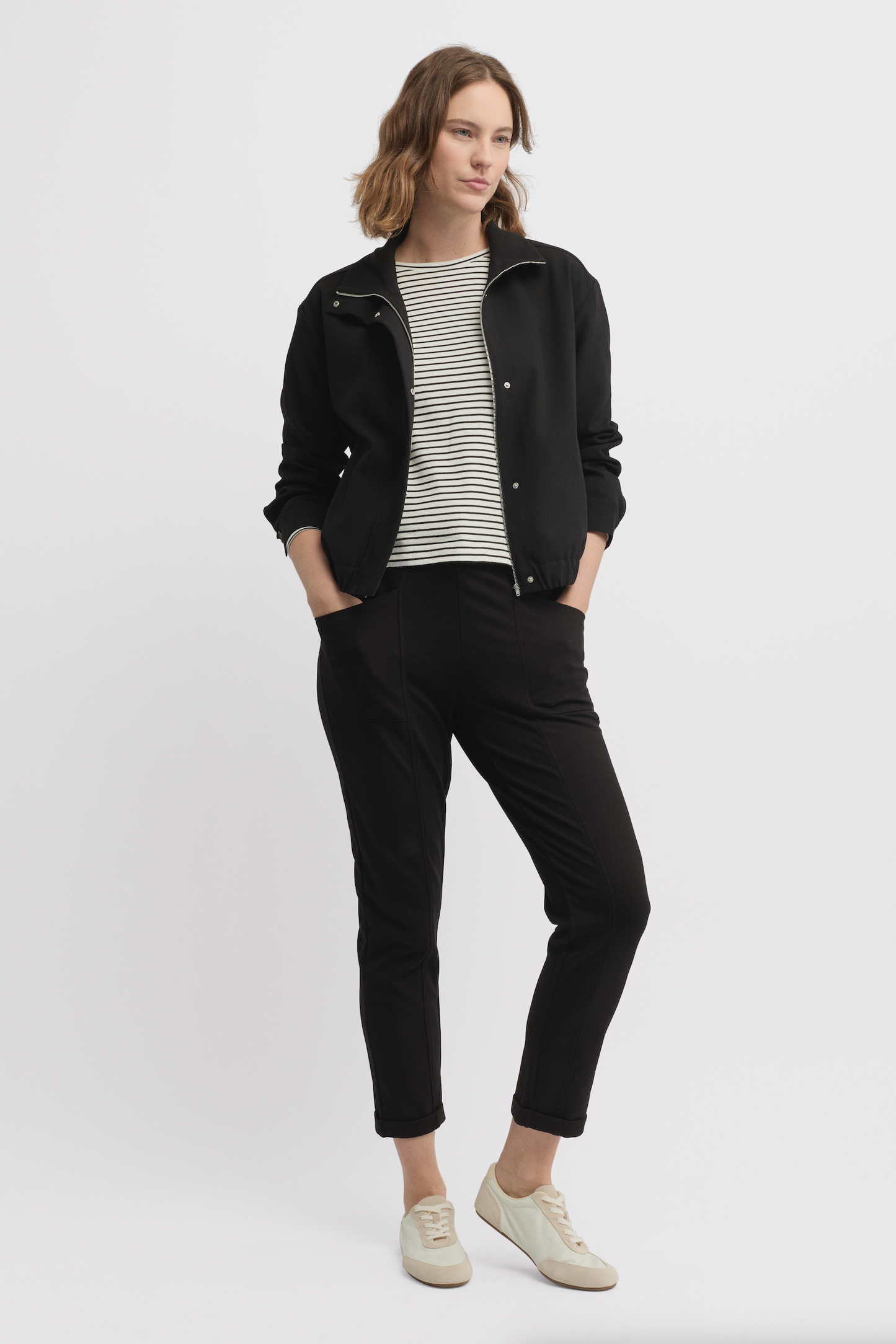 YARRA TRAIL TWANY JACKET - BLACK - THE VOGUE STORE