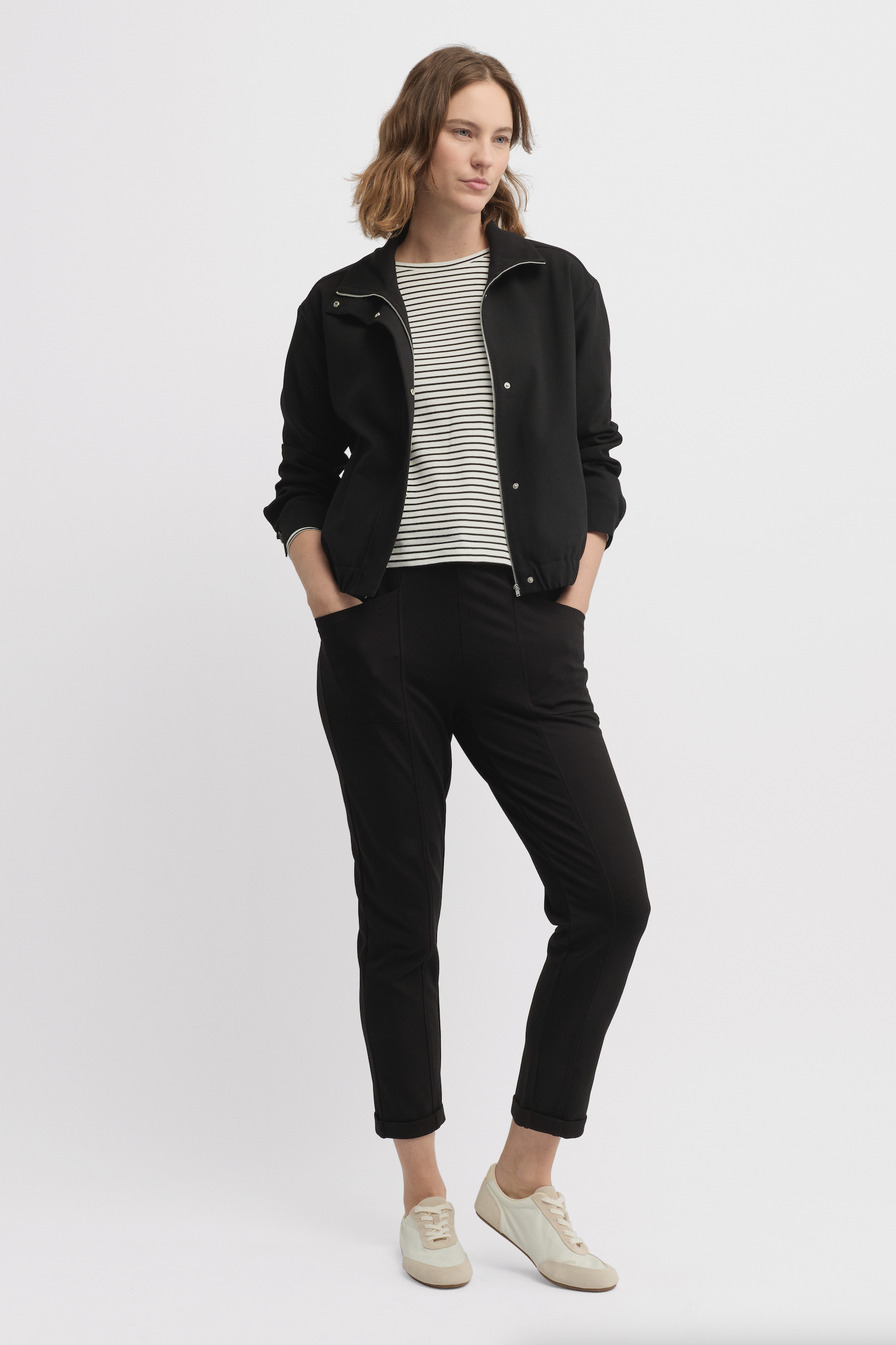 YARRA TRAIL TWANY JACKET - BLACK - THE VOGUE STORE