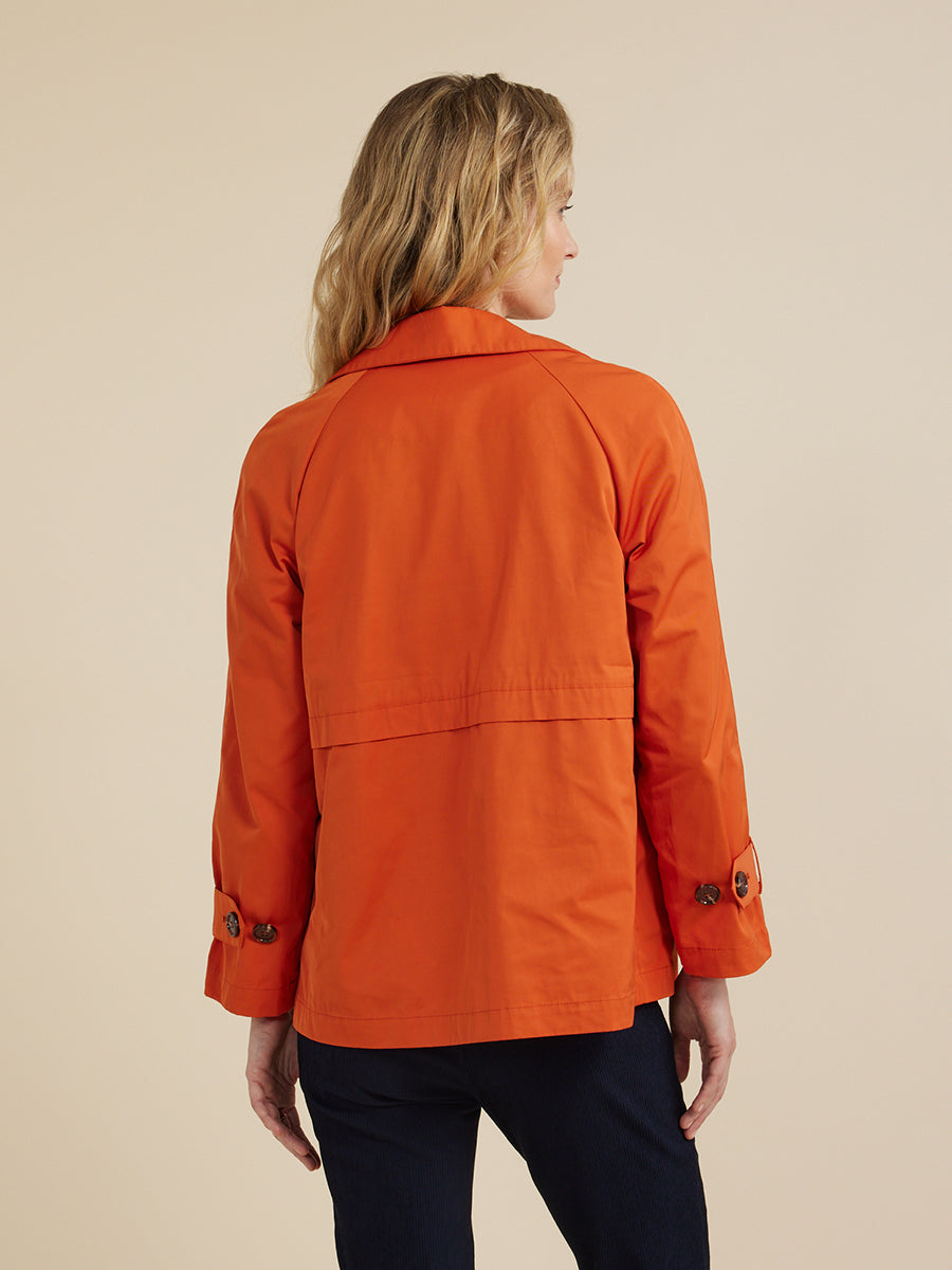 YARRA TRAIL WEEKEND JACKET - FLAME - THE VOGUE STORE
